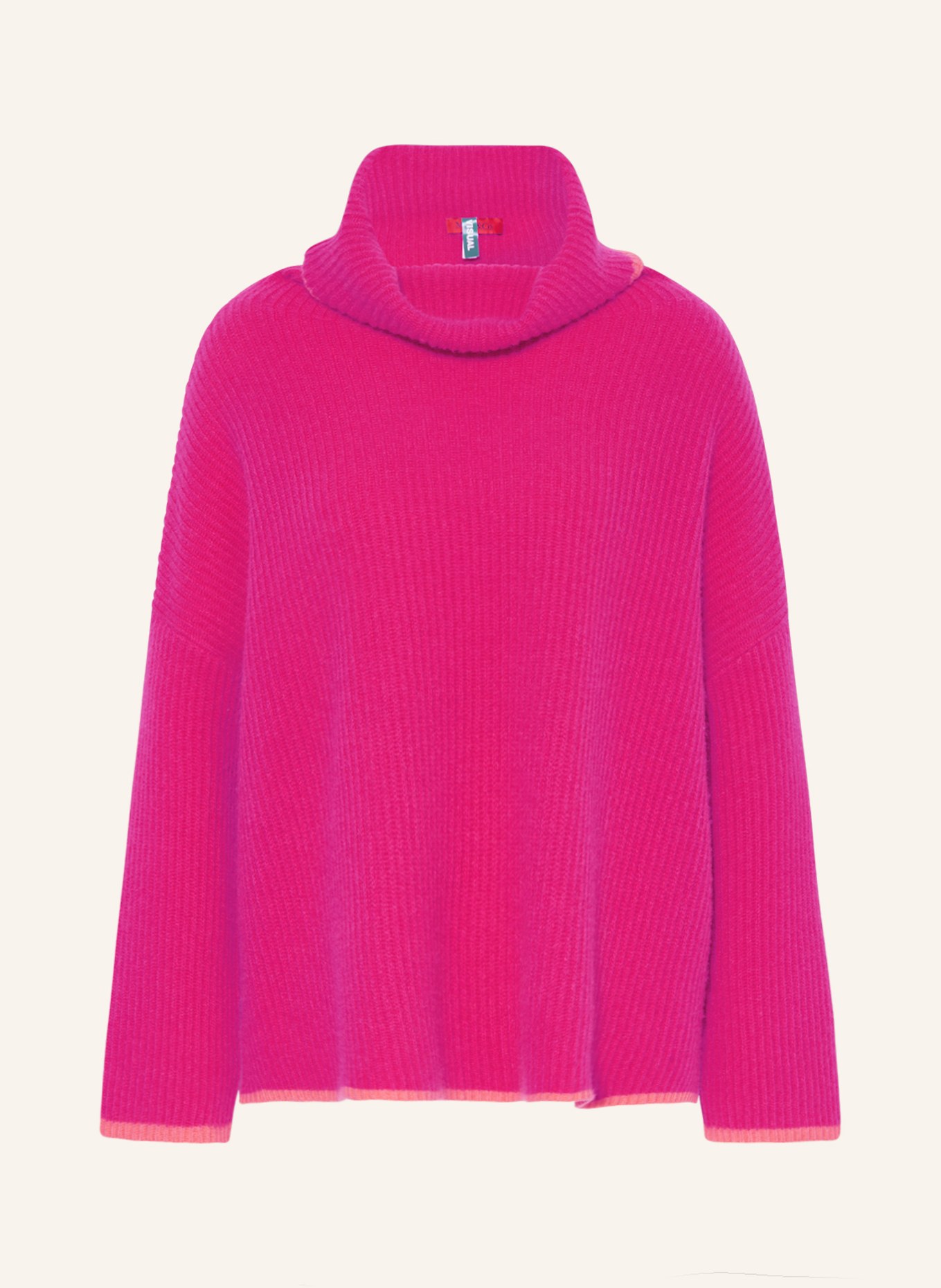 MAX & Co. Turtleneck sweater SCORGERE made of cashmere, Color: FUCHSIA (Image 1)
