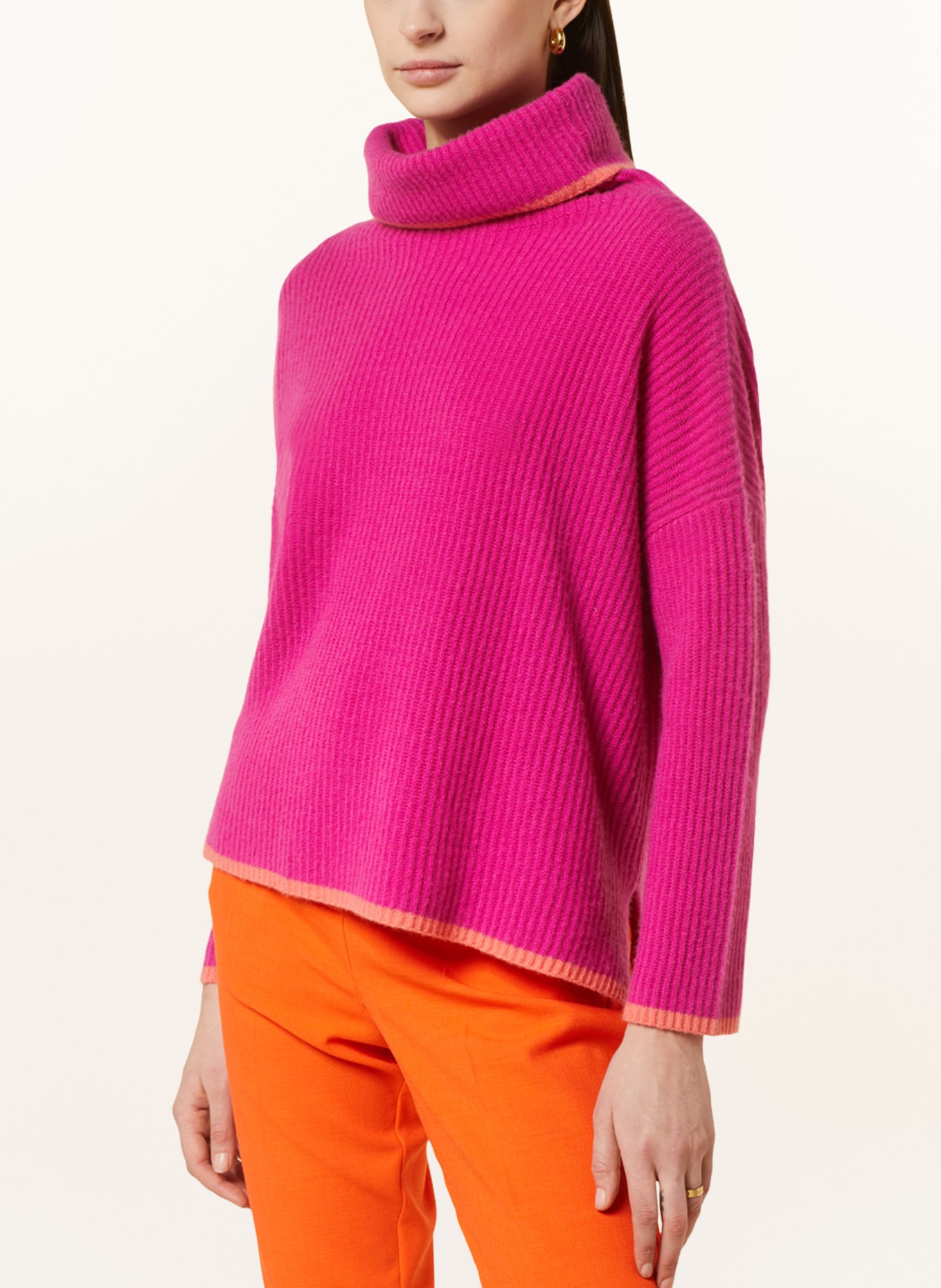 MAX & Co. Turtleneck sweater SCORGERE made of cashmere, Color: FUCHSIA (Image 4)