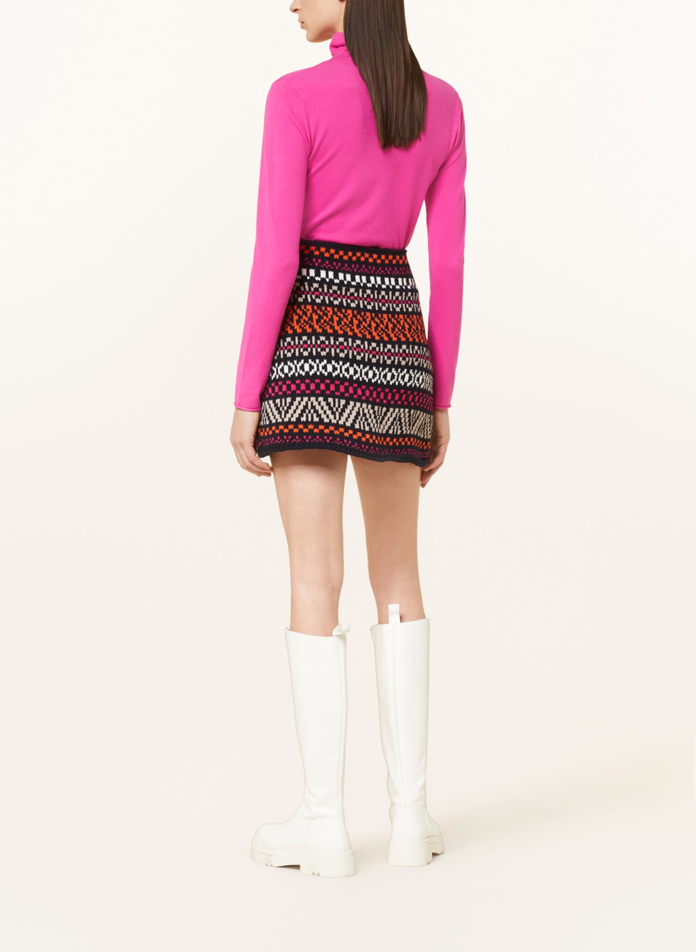 MAX & Co. Turtleneck sweater SCOOTER, Color: FUCHSIA (Image 3)