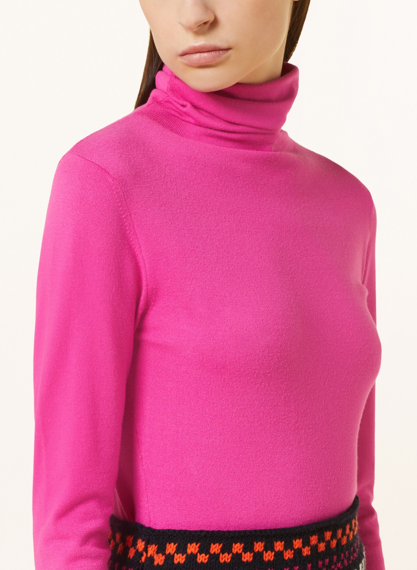 MAX & Co. Turtleneck sweater SCOOTER, Color: FUCHSIA (Image 4)