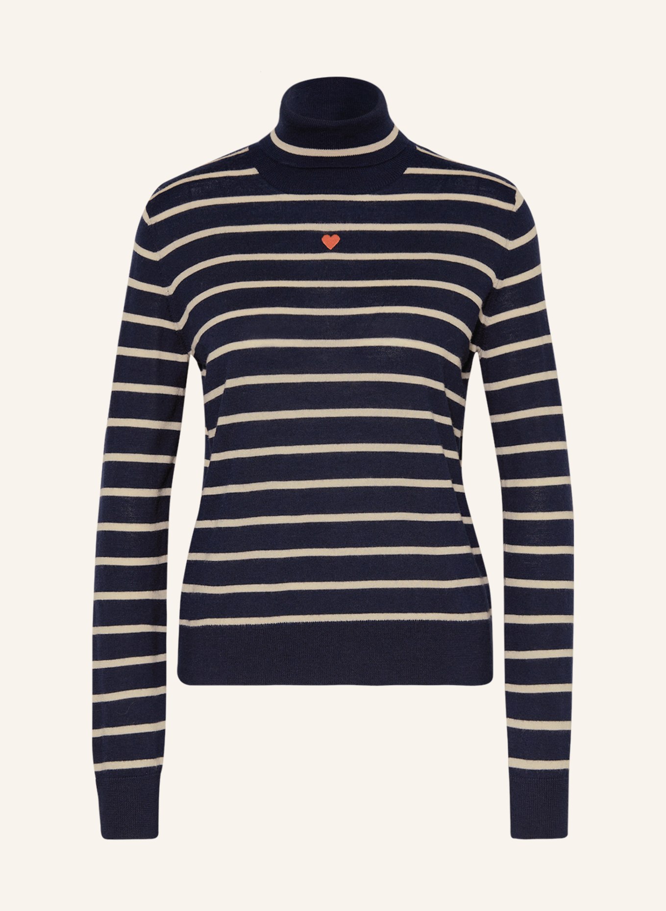 MAX Co. Turtleneck sweater COLLIE in dark blue beige