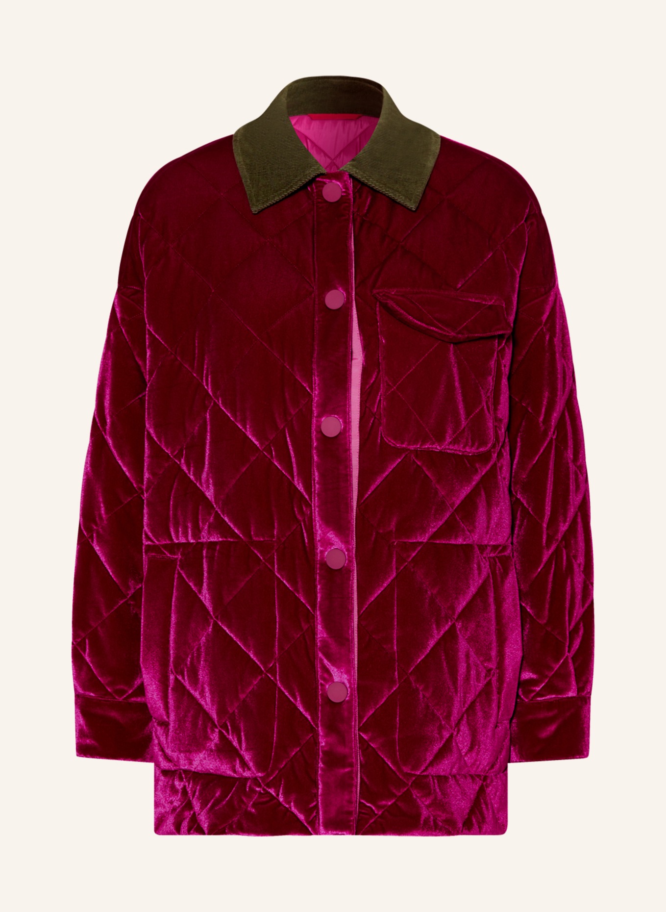 MAX & Co. Quilted jacket LORIANA reversible, Color: FUCHSIA (Image 1)