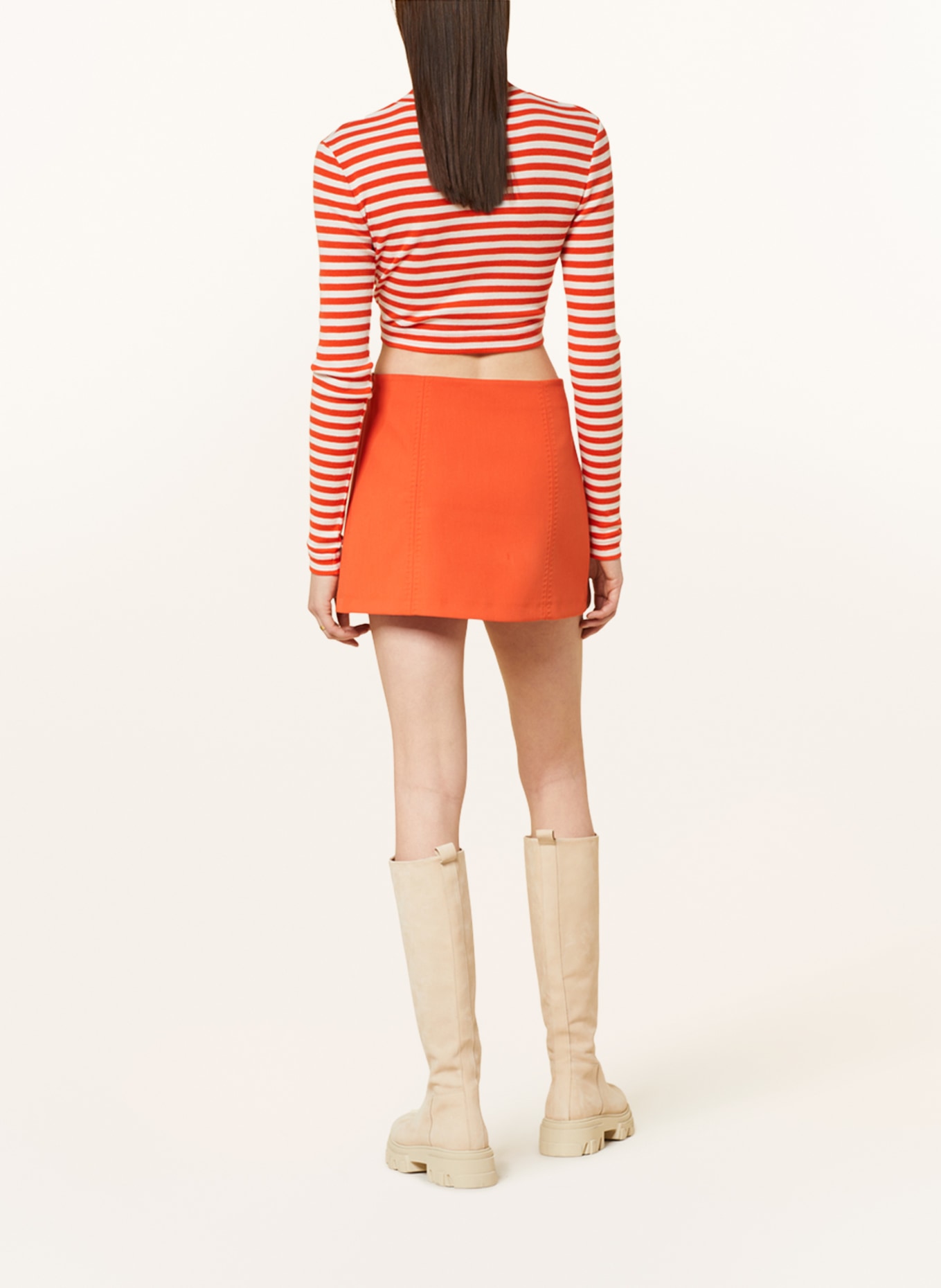 MAX & Co. Skirt DEFILARE, Color: ORANGE (Image 3)