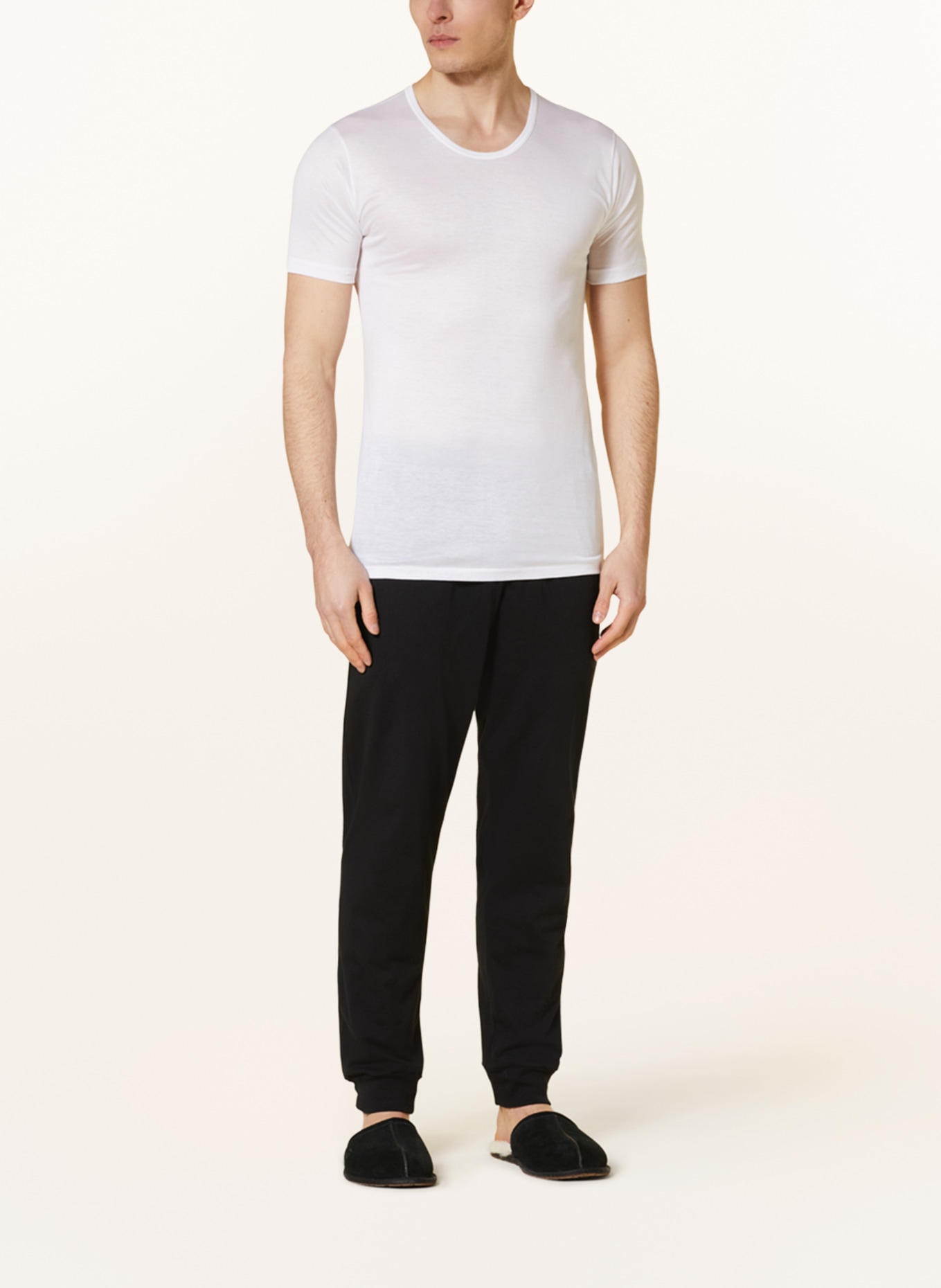 zimmerli Pyžamové tričko ROYAL CLASSIC, Barva: BÍLÁ (Obrázek 2)