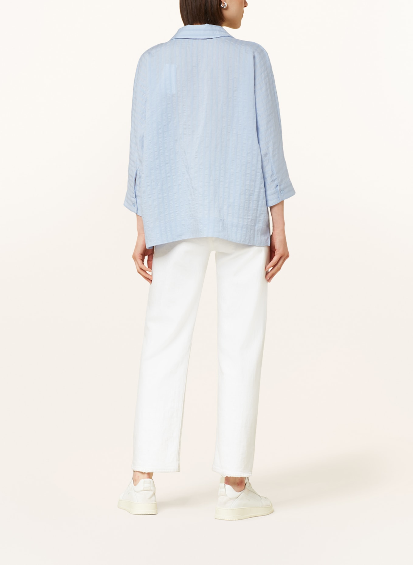 OPUS Shirt blouse FOMA SUNNY, Color: LIGHT BLUE (Image 3)