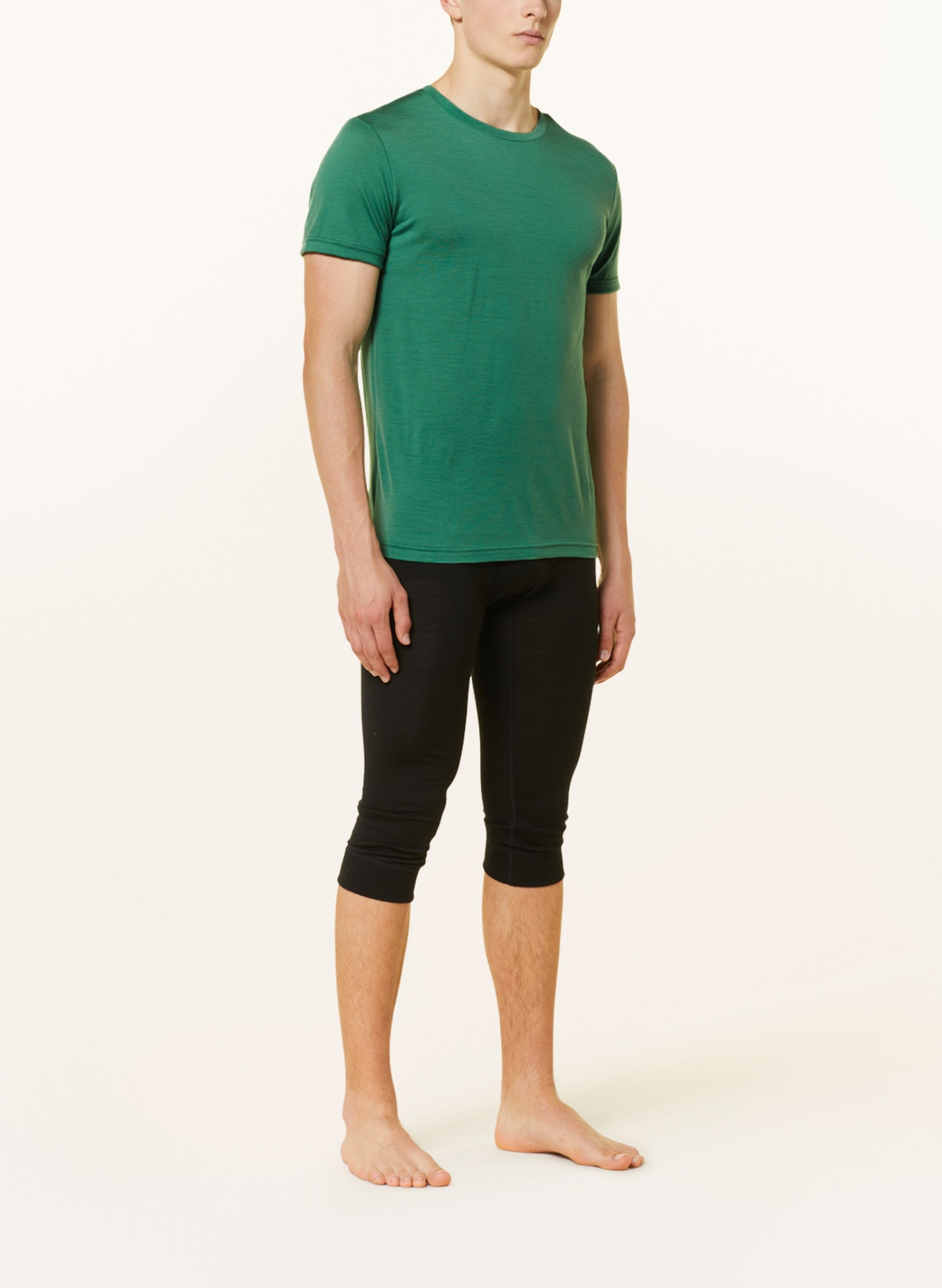 DEVOLD T-shirt EIKA MERINO 150, Color: GREEN (Image 2)