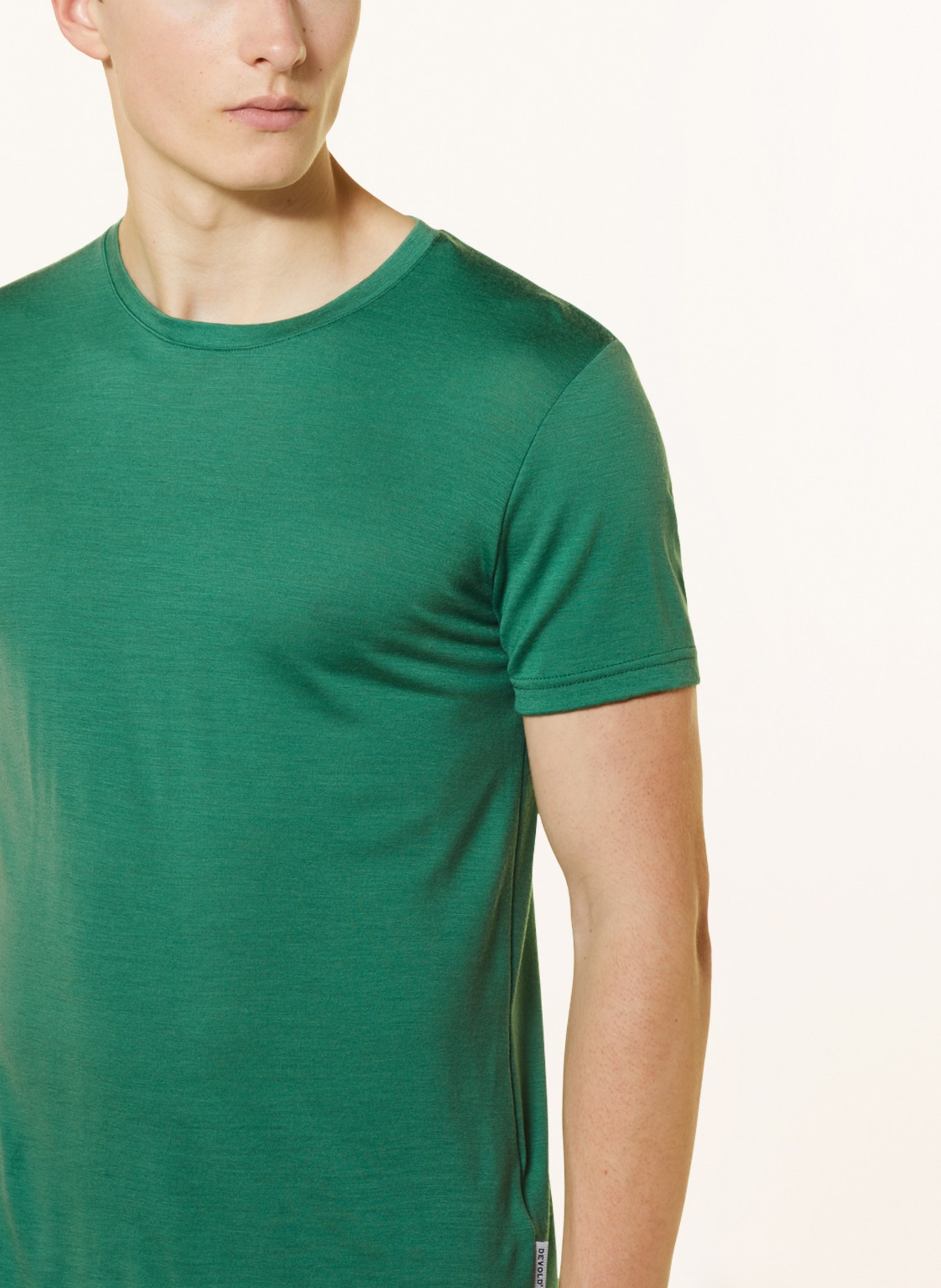 DEVOLD T-shirt EIKA MERINO 150, Color: GREEN (Image 4)