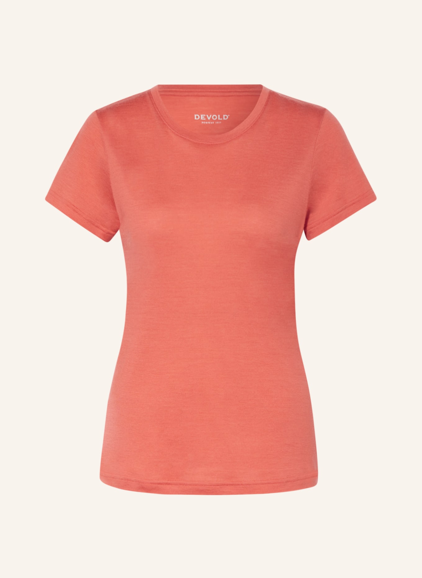 DEVOLD T-Shirt EIKA MERINO 150, Farbe: HELLROT (Bild 1)