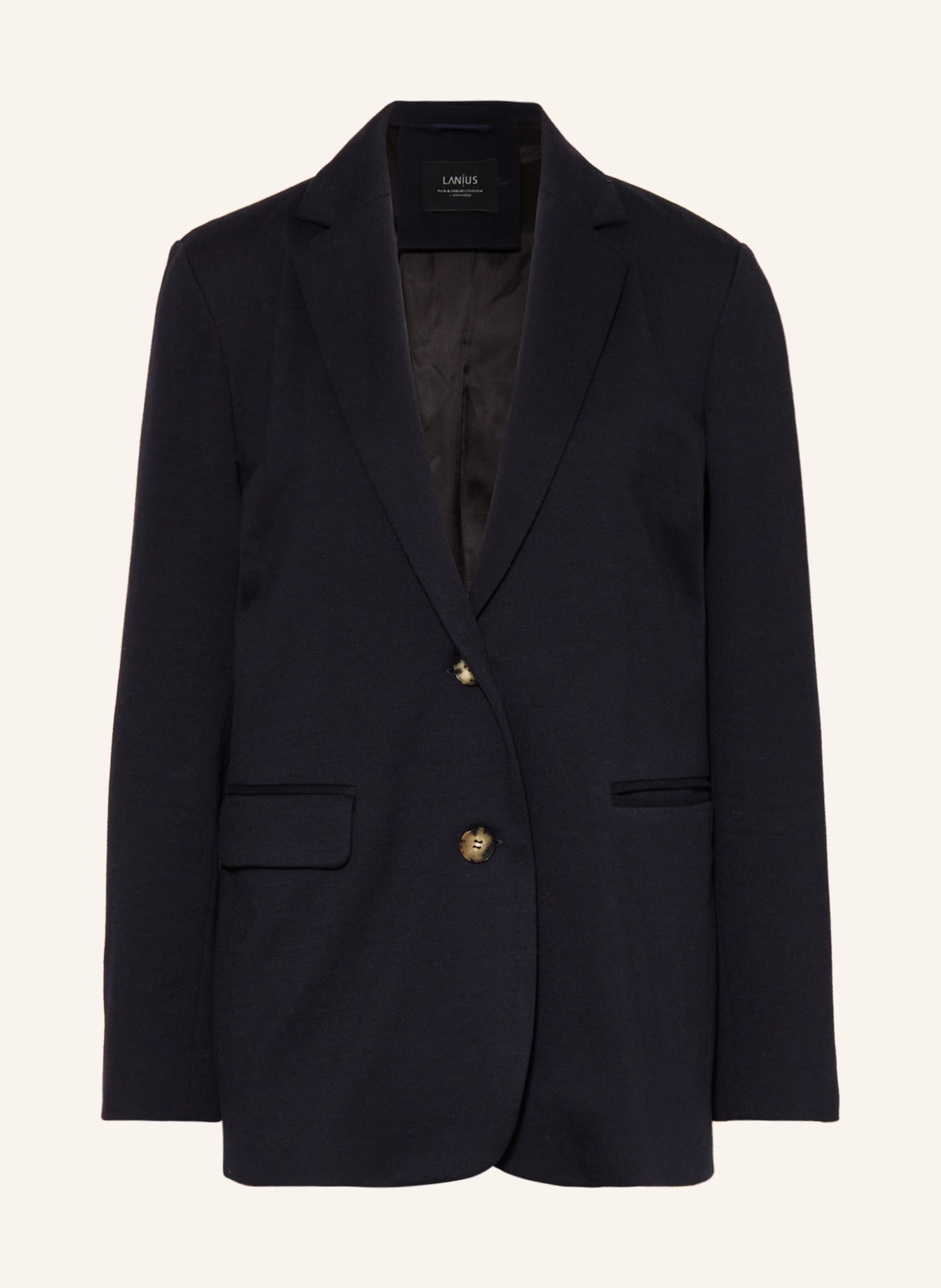 LANIUS Jersey blazer, Color: DARK BLUE (Image 1)