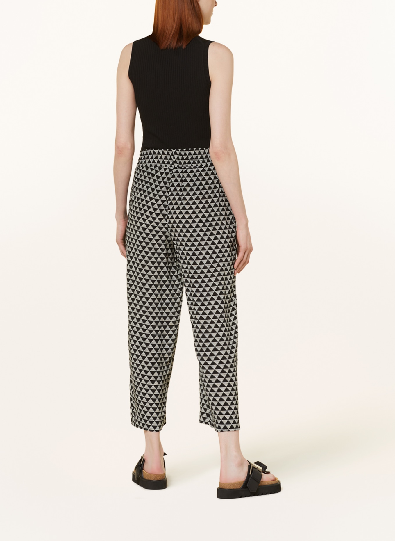 WHISTLES Culottes, Color: BLACK/ WHITE (Image 3)