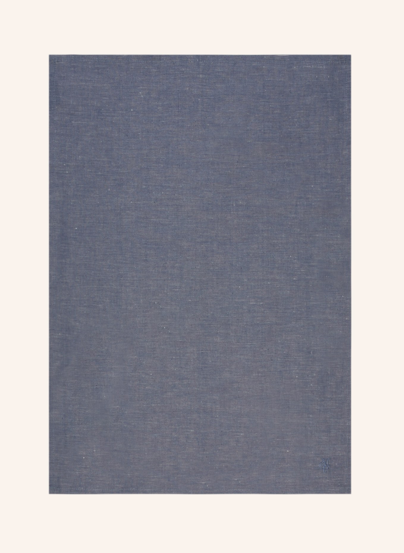 Marc O'Polo Dish towel AKALLA with linen, Color: BLUE (Image 1)