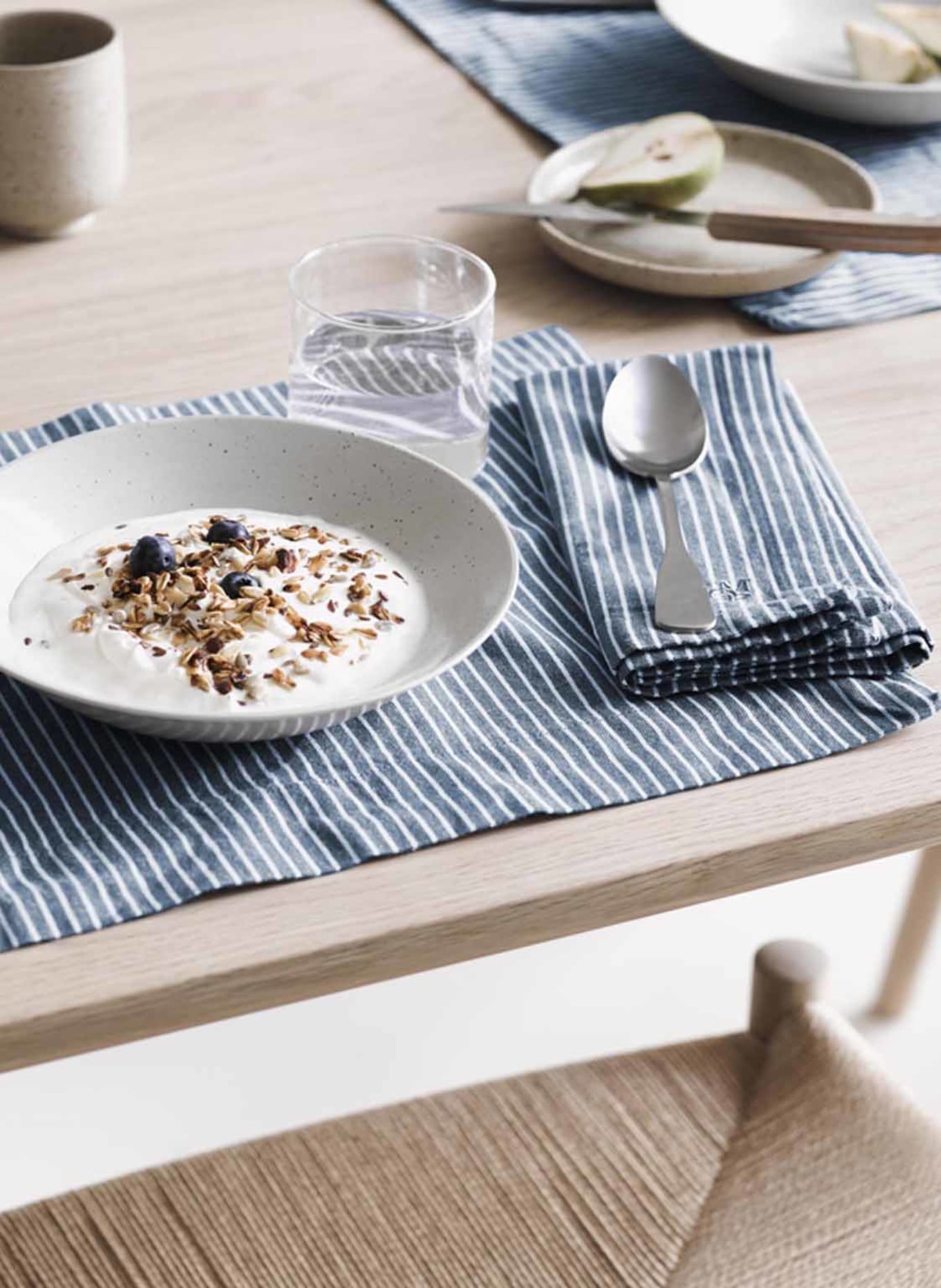 Marc O'Polo Dish towel TENTSTRA, Color: WHITE/ BLUE (Image 2)