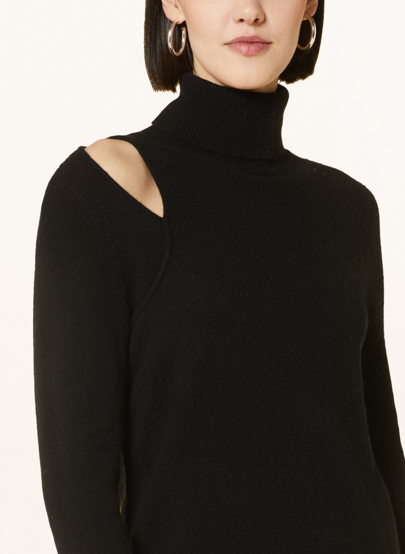 360CASHMERE Turtleneck sweater ADDISON made of cashmere, Color: BLACK (Image 4)