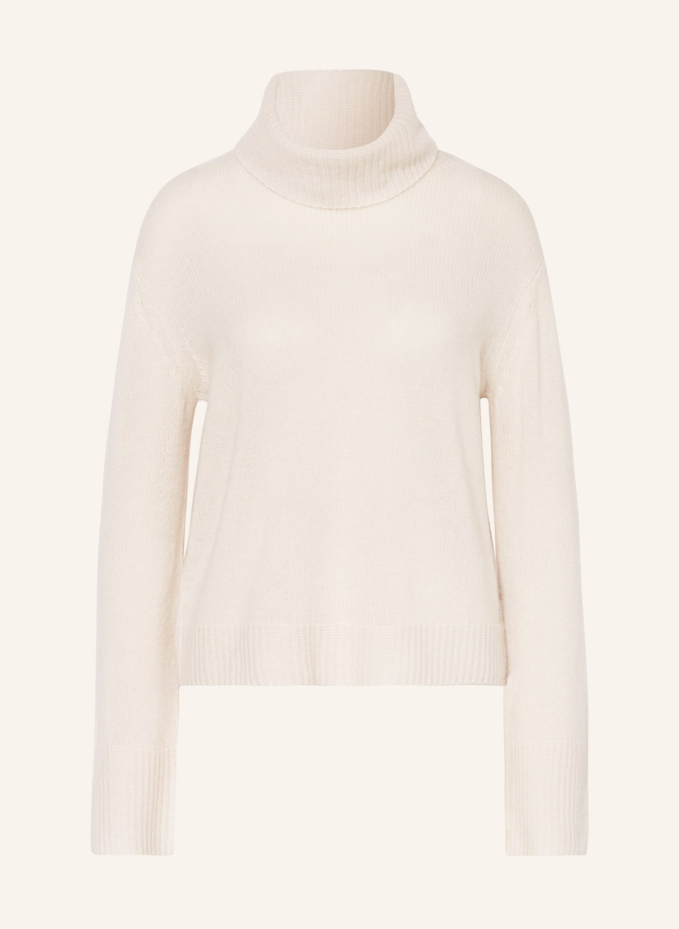 360CASHMERE Turtleneck sweater ELIORA made of cashmere, Color: CREAM (Image 1)