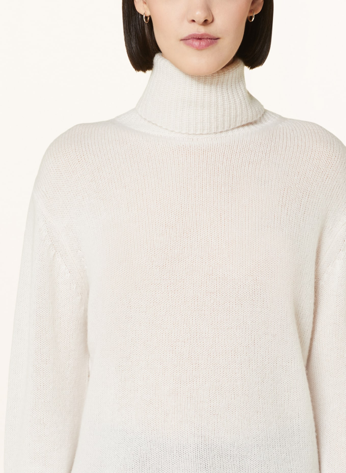 360CASHMERE Turtleneck sweater ELIORA made of cashmere, Color: CREAM (Image 4)