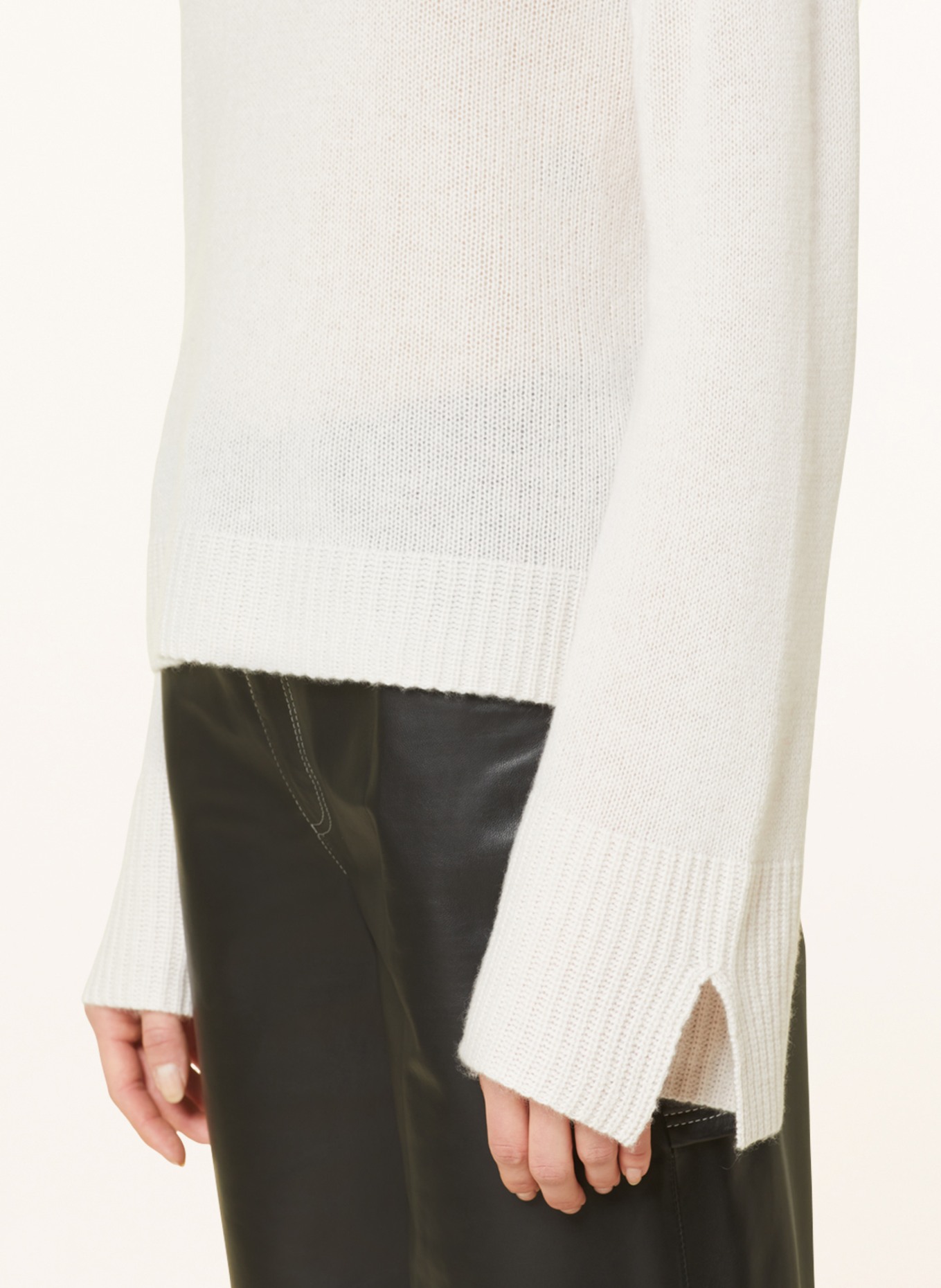 360CASHMERE Turtleneck sweater ELIORA made of cashmere, Color: CREAM (Image 5)