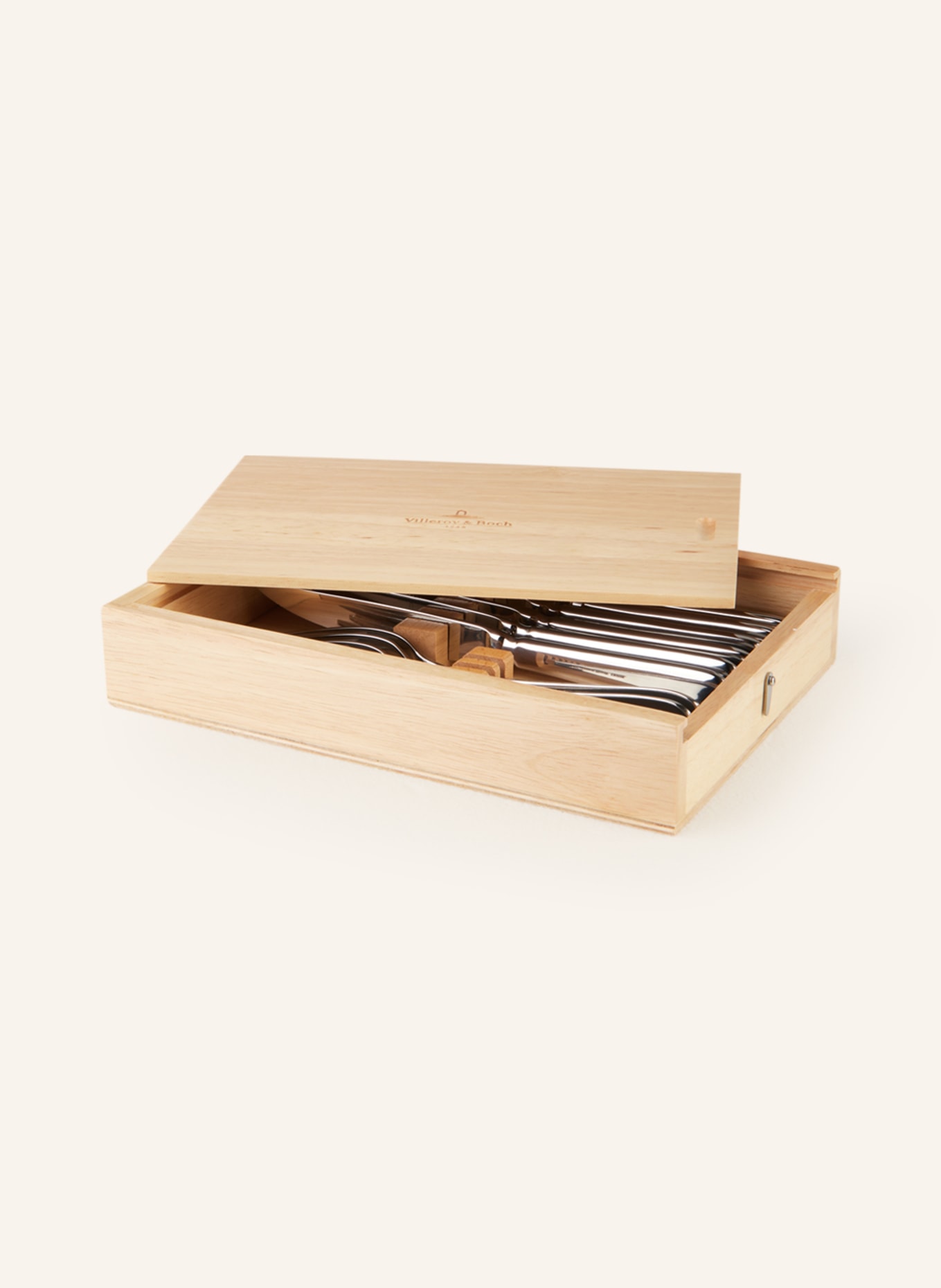 Villeroy & Boch 12-piece Steak cutlery set PIEMONT, Color: SILVER/ LIGHT YELLOW (Image 3)