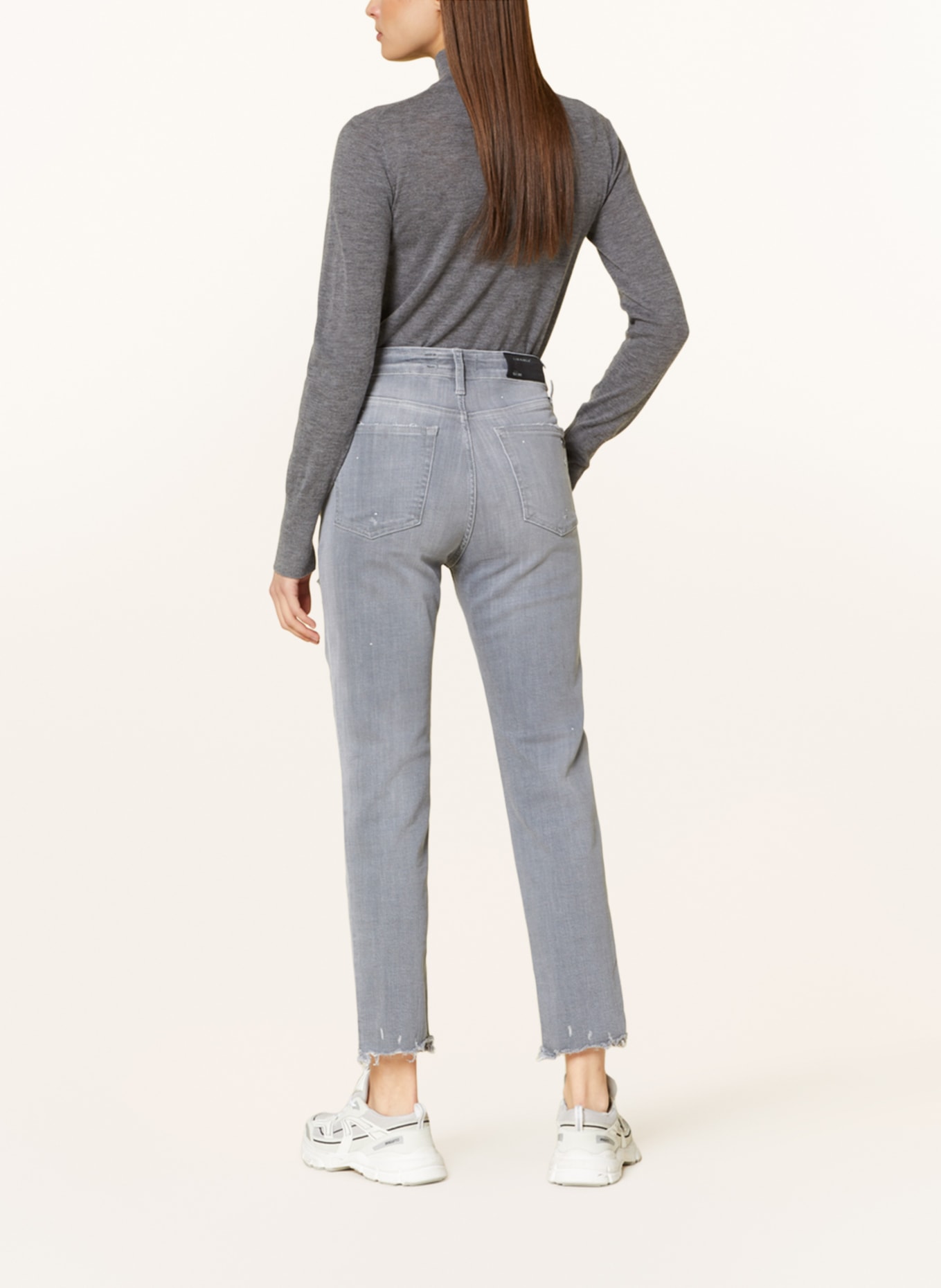 ELIAS RUMELIS Straight Jeans ERZIVA, Farbe: 676 pale gray (Bild 3)