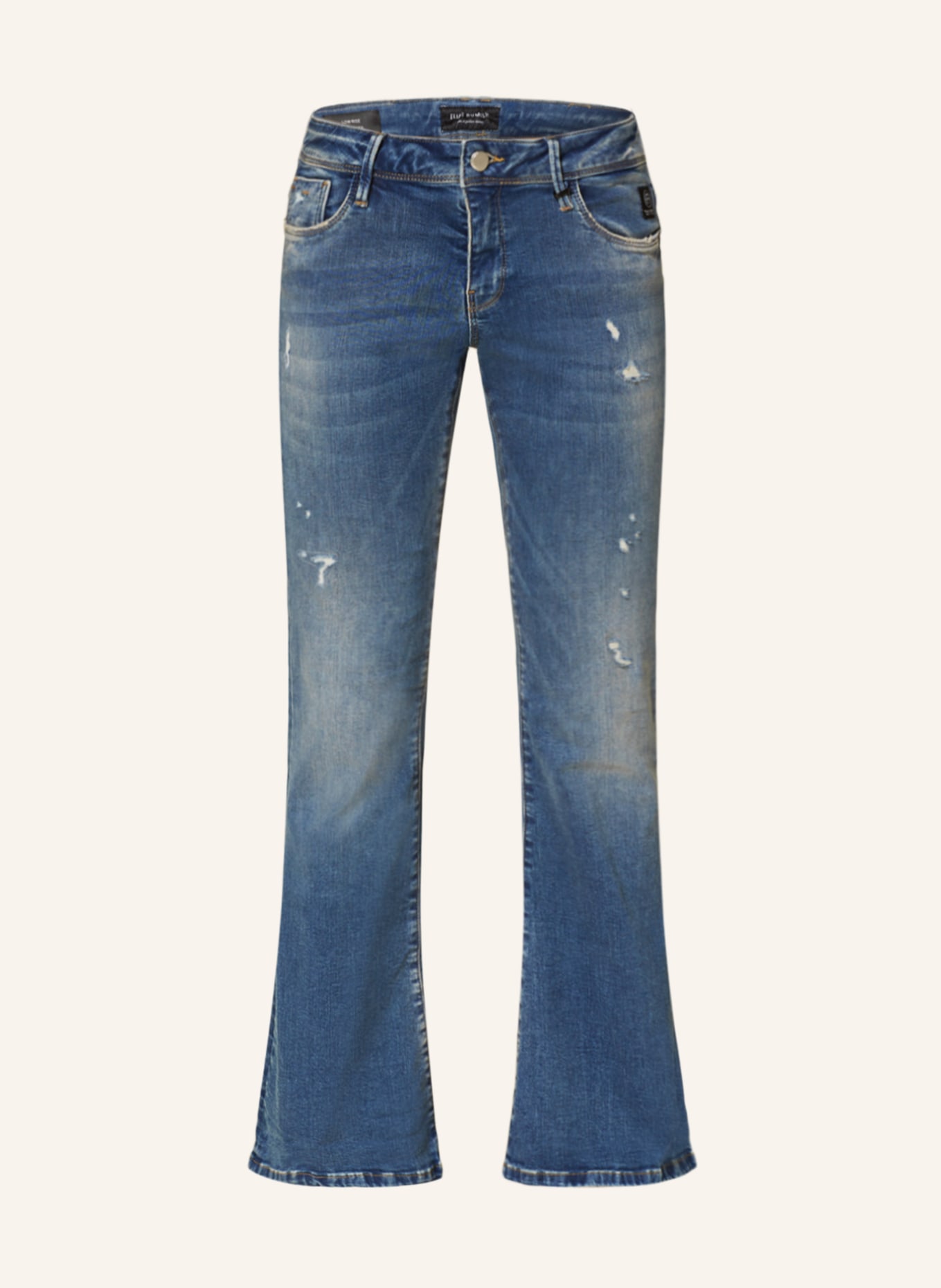 ELIAS RUMELIS Flared Jeans ERULANI, Farbe: 728 micro blue (Bild 1)