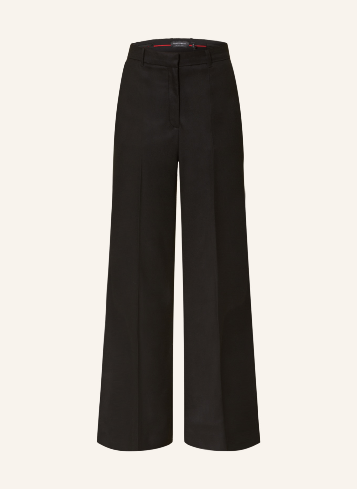 ELIAS RUMELIS Wide leg trousers ERFILIPPA, Color: BLACK (Image 1)