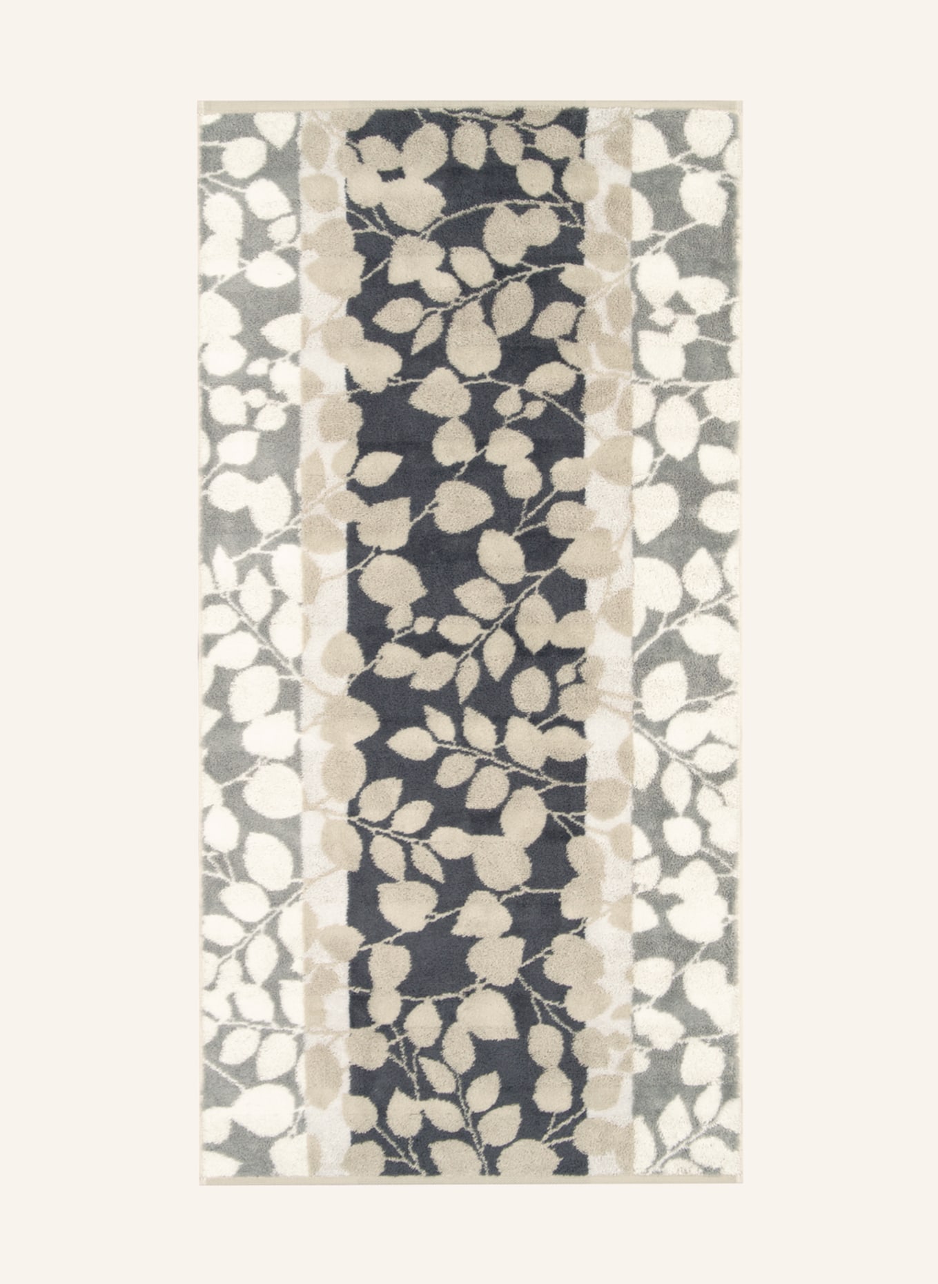 Cawö Bath towel, Color: BEIGE/ WHITE/ GRAY (Image 1)