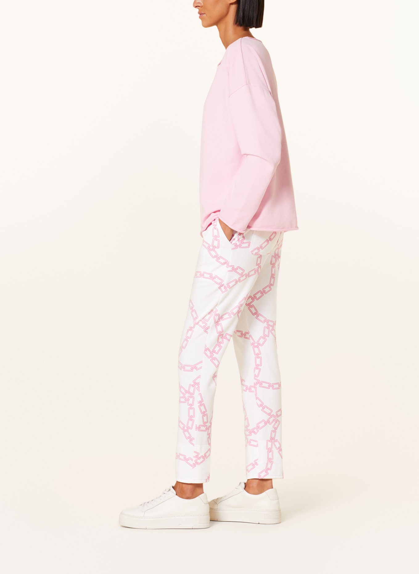 Juvia Sweatpants CATHY, Farbe: WEISS/ ROSA (Bild 4)