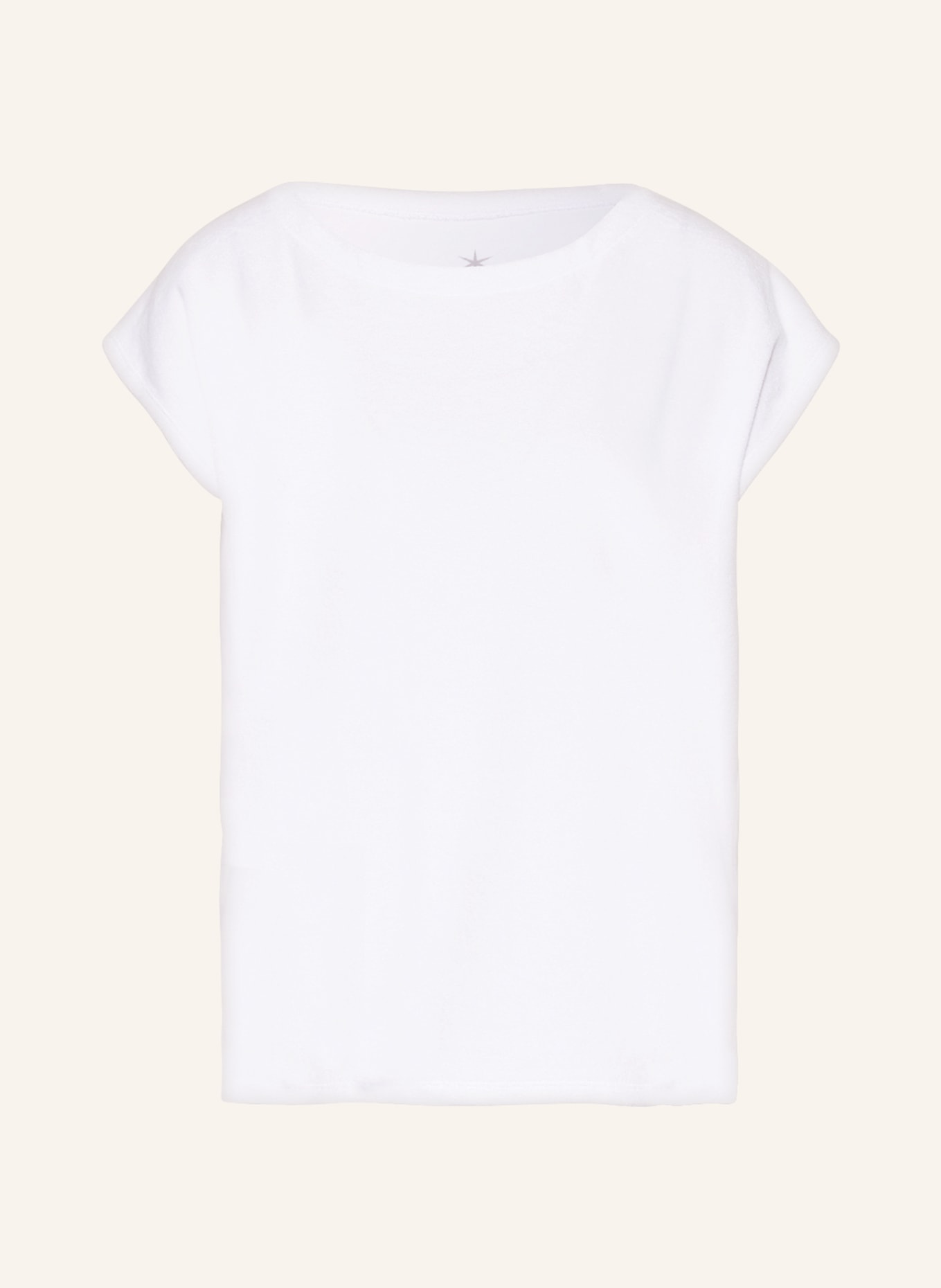 Juvia Terry cloth shirt KIMBERLY, Color: WHITE (Image 1)