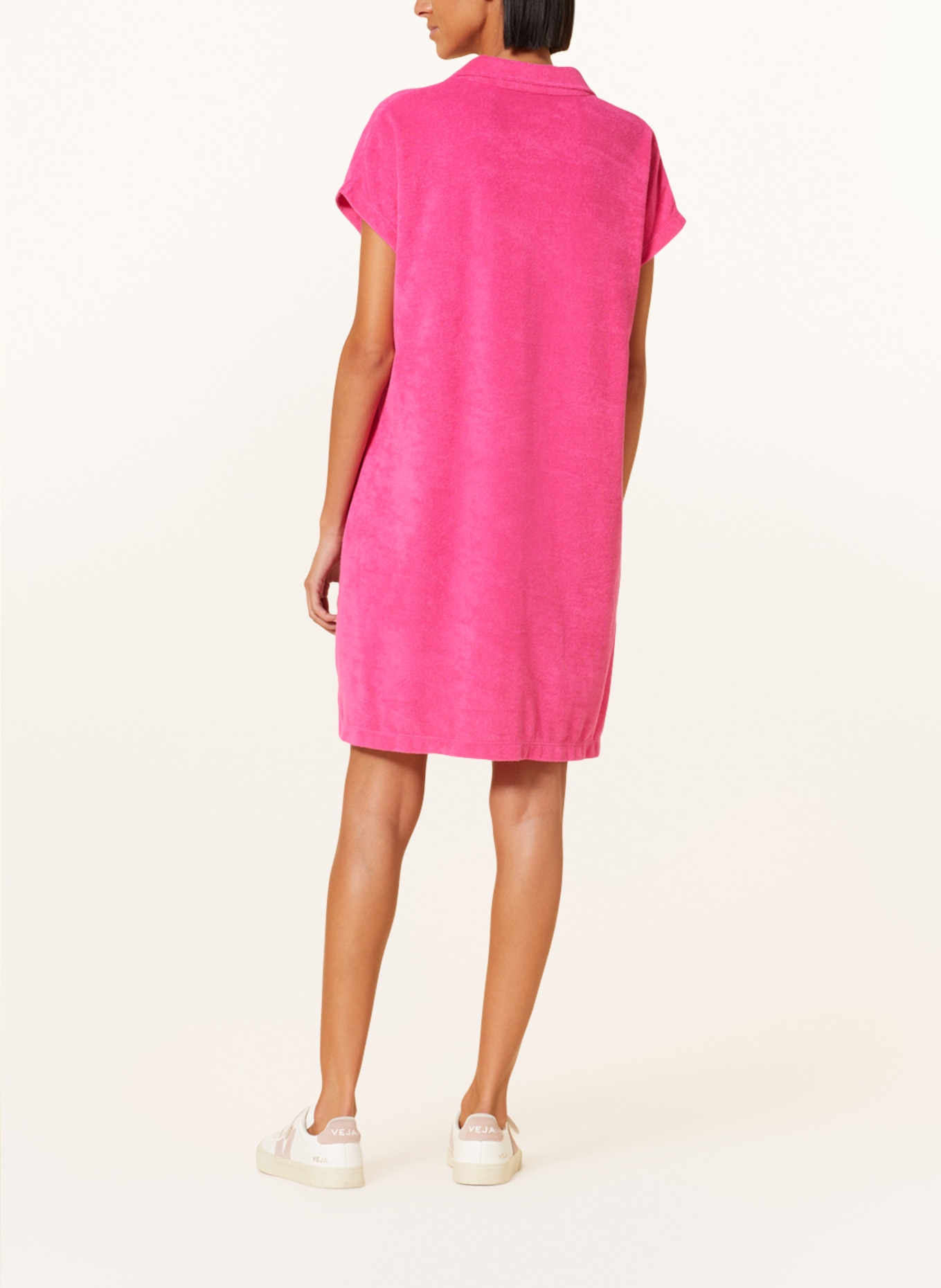 Juvia Terry dress SELINA, Color: PINK (Image 3)