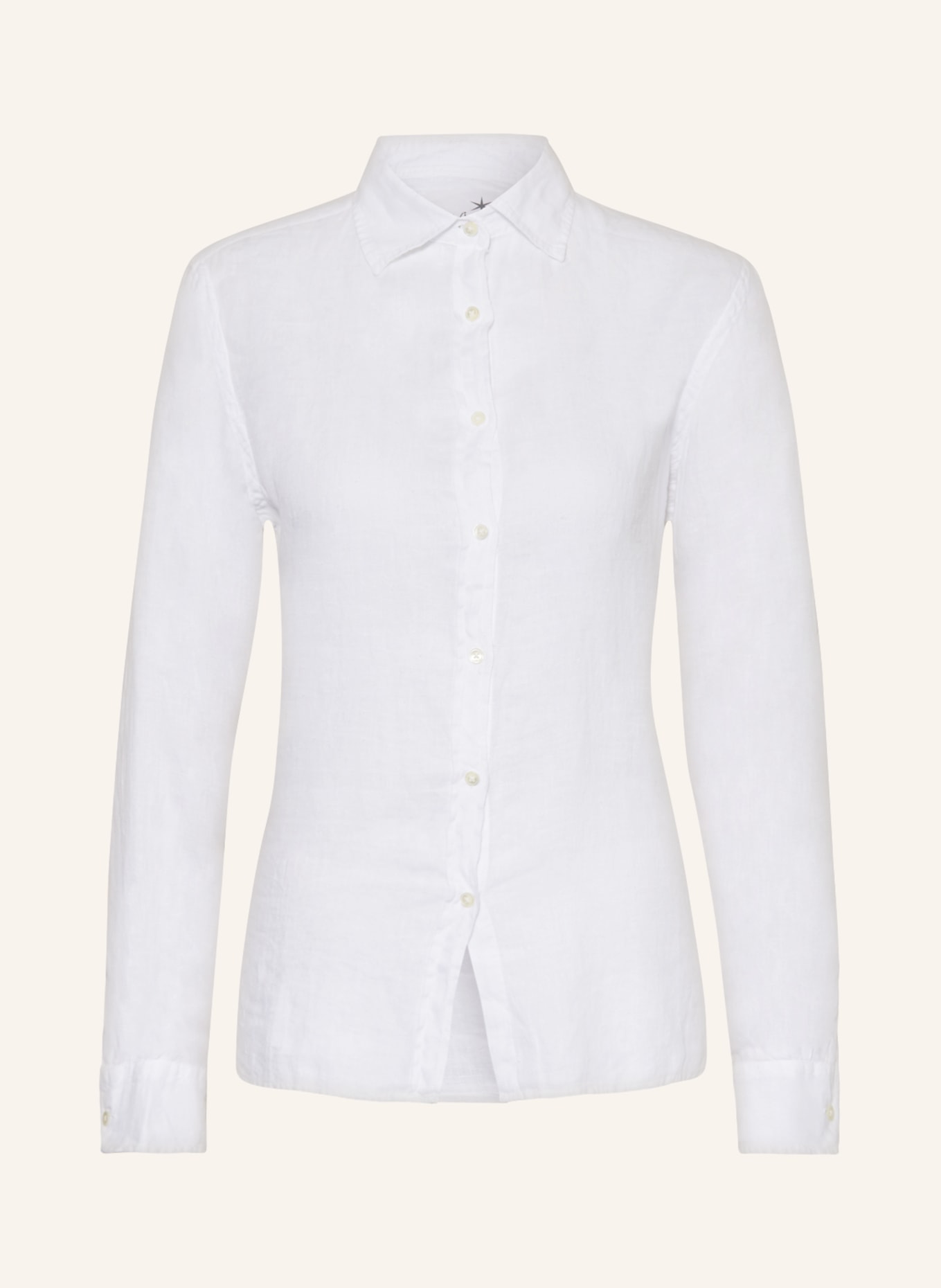 Juvia Shirt blouse GINGER made of linen, Color: WHITE (Image 1)