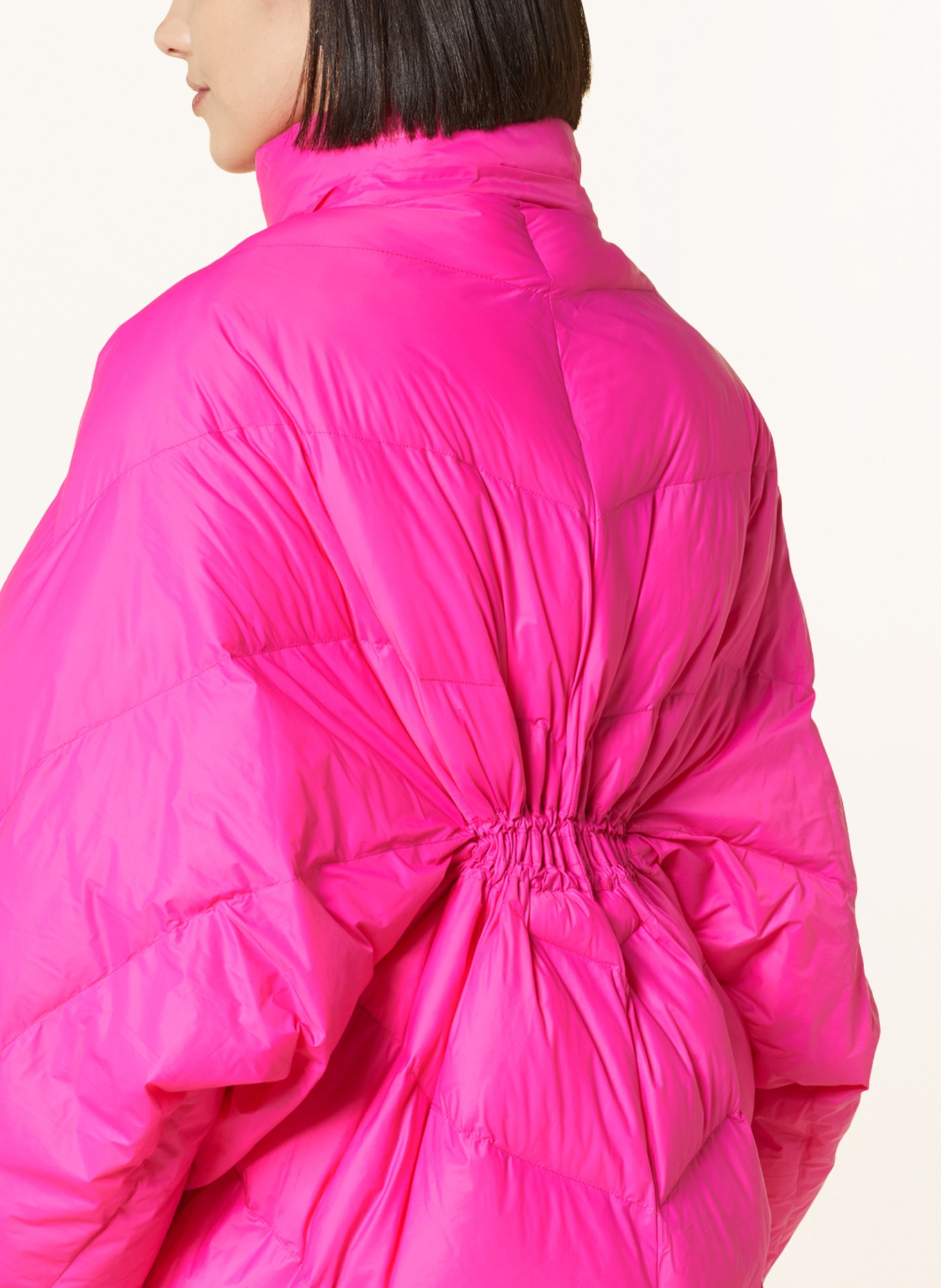 ESSENTIEL ANTWERP Steppjacke EDITOR mit abnehmbarer Kapuze in pink