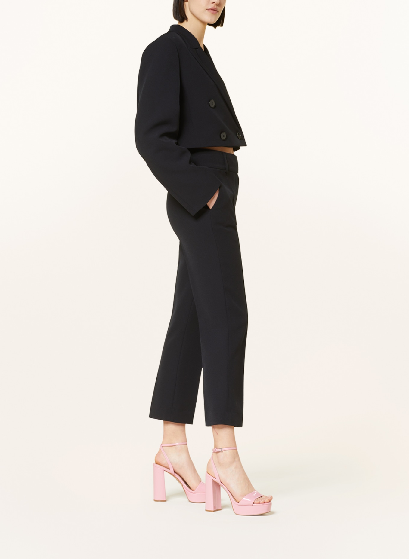 ESSENTIEL ANTWERP 7/8 trousers ECORD, Color: BLACK (Image 4)