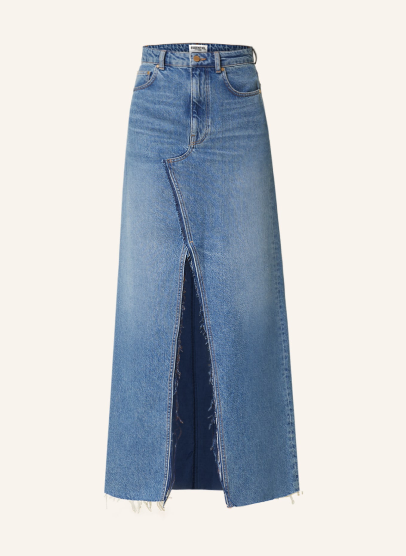 ESSENTIEL ANTWERP Spódnica jeansowa EXCUSES, Kolor: FL20 Frozen Lips (Obrazek 1)