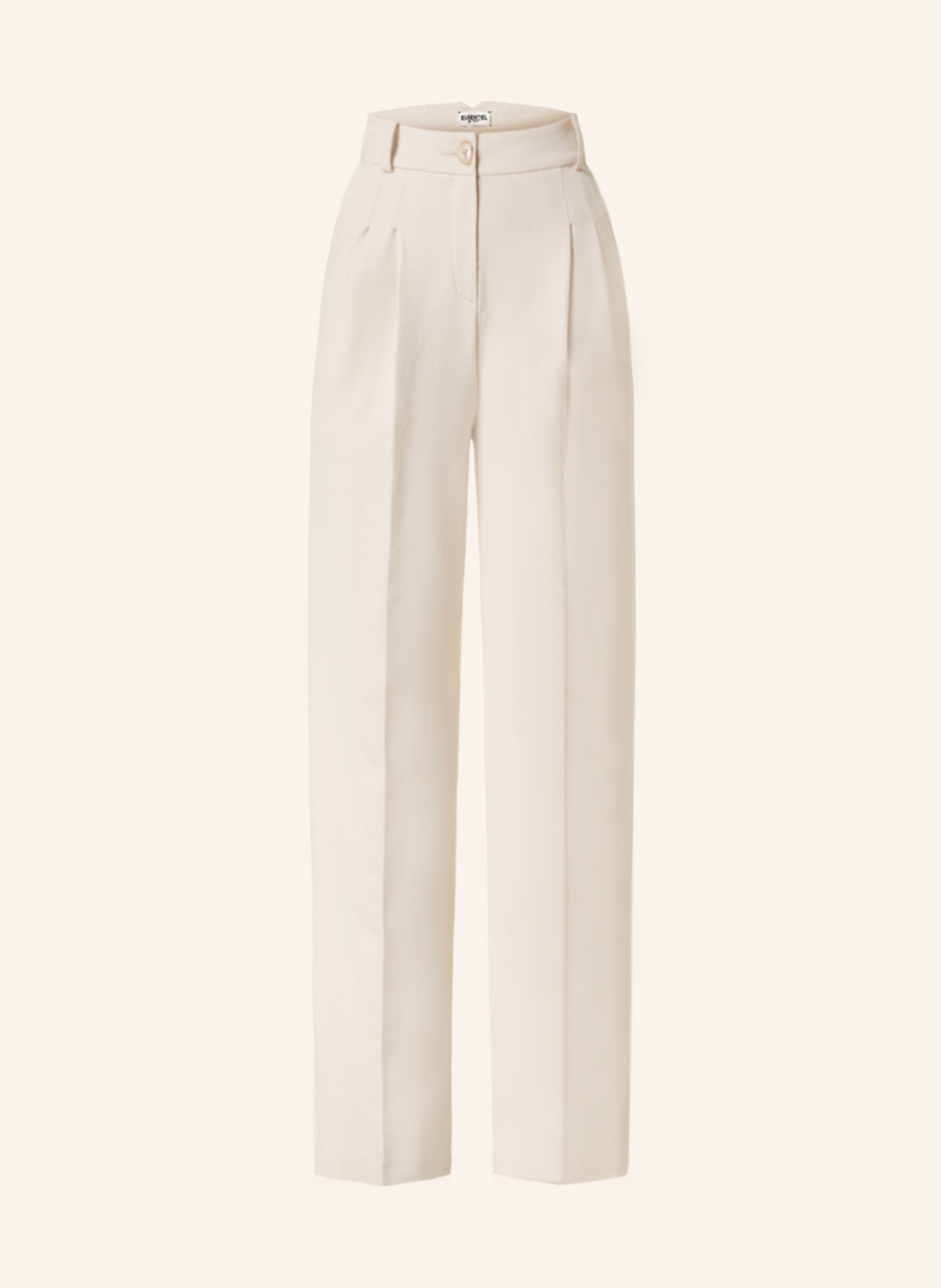 ESSENTIEL ANTWERP Wide leg trousers EMPLOY, Color: ECRU (Image 1)