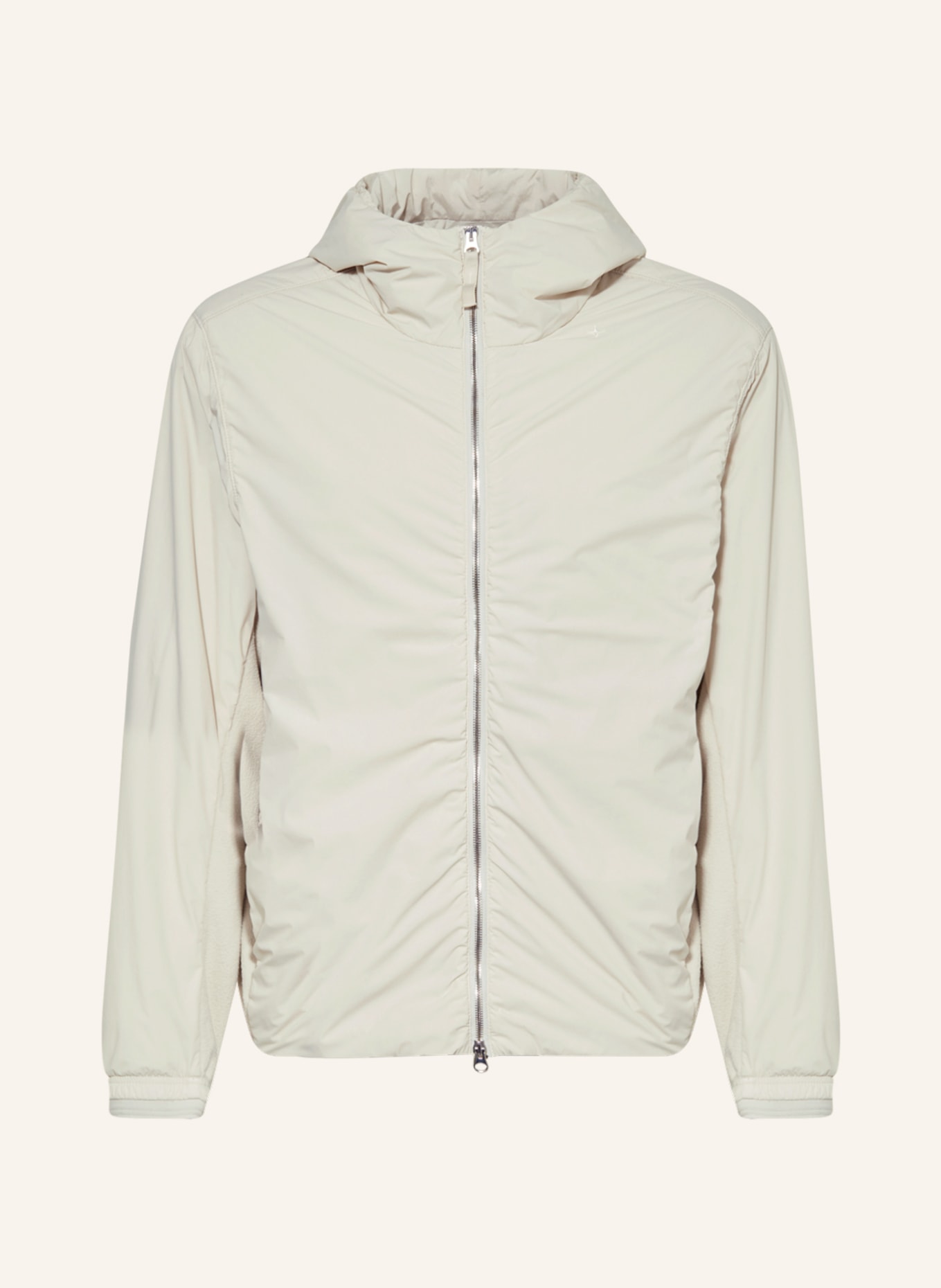 STONE ISLAND Jacket in mixed materials, Color: ECRU (Image 1)