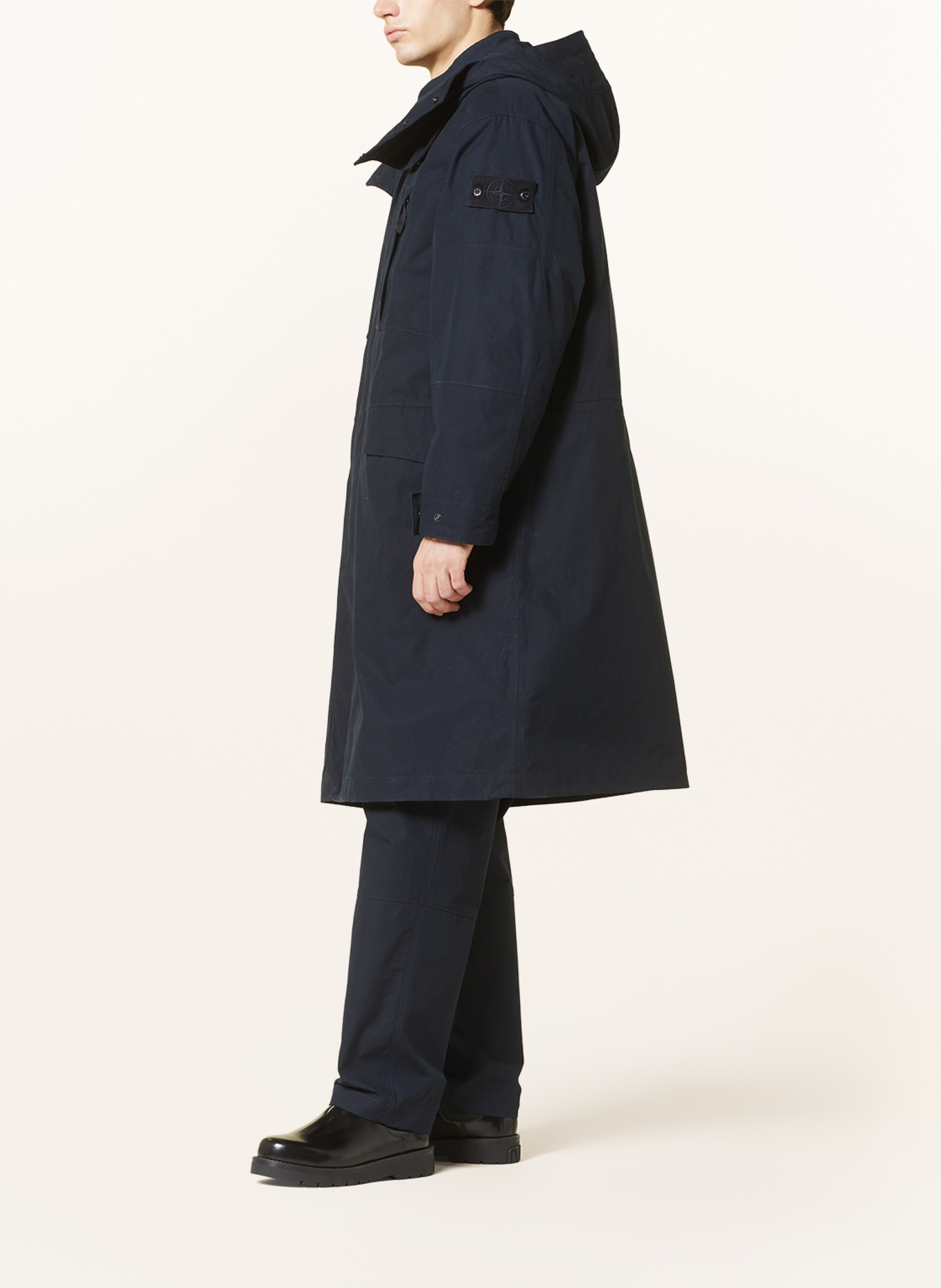 STONE ISLAND 3-in-1-down coat with detachable hood, Color: DARK BLUE (Image 5)