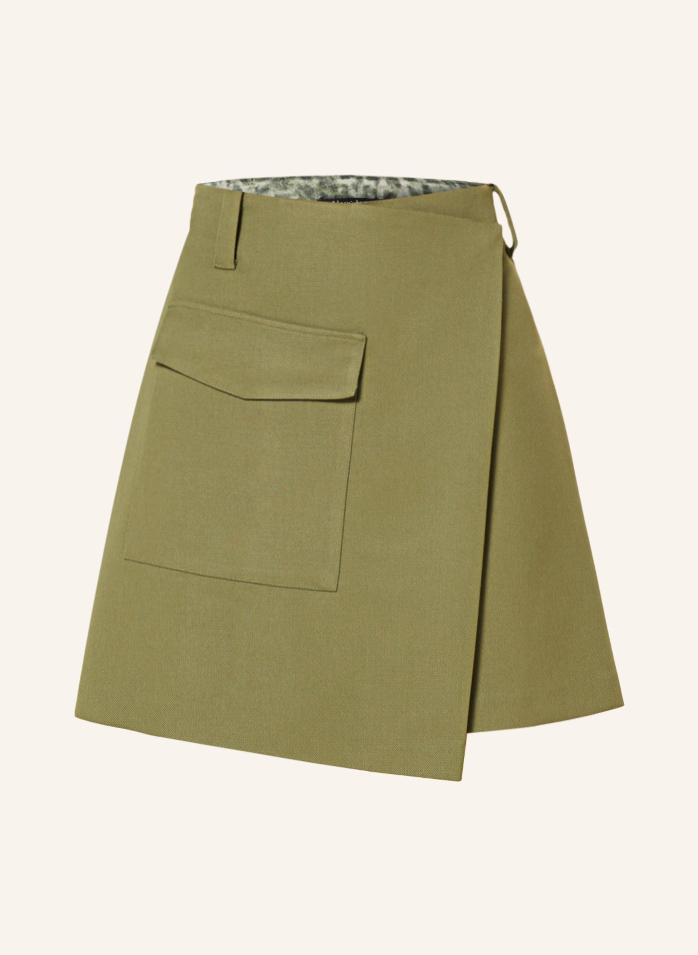 MARC AUREL Skirt in wrap look, Color: KHAKI (Image 1)