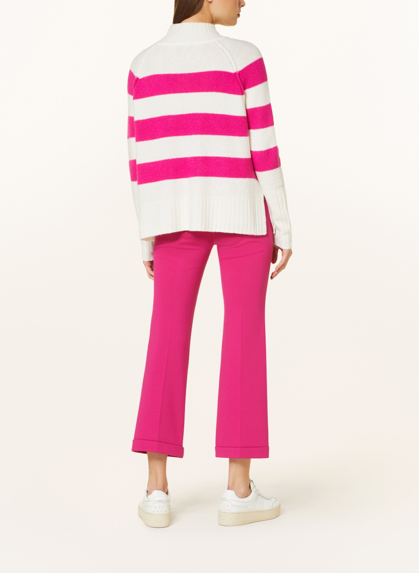 MARC AUREL Sweater, Color: WHITE/ PINK (Image 3)