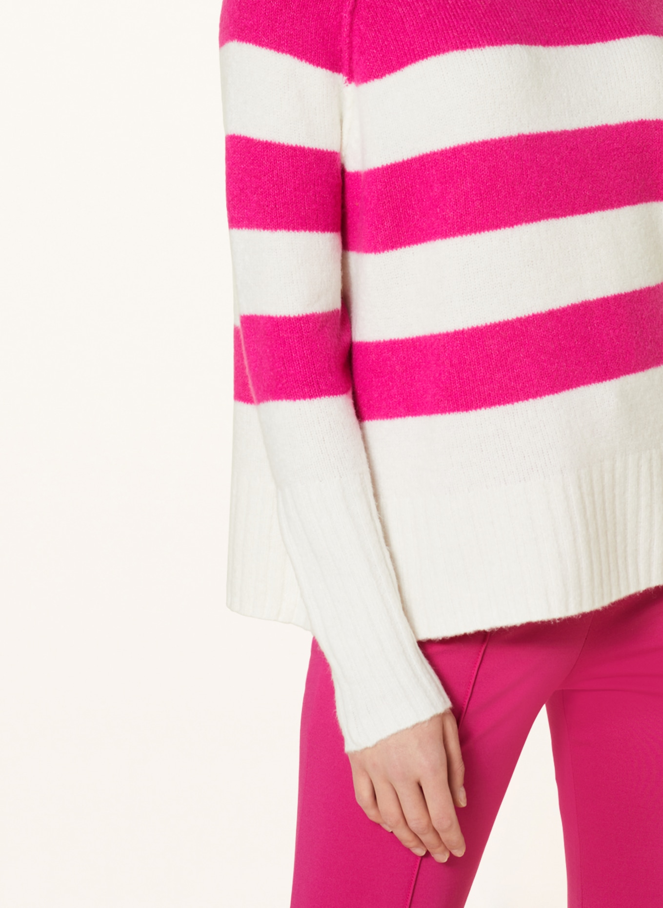 MARC AUREL Sweater, Color: WHITE/ PINK (Image 4)