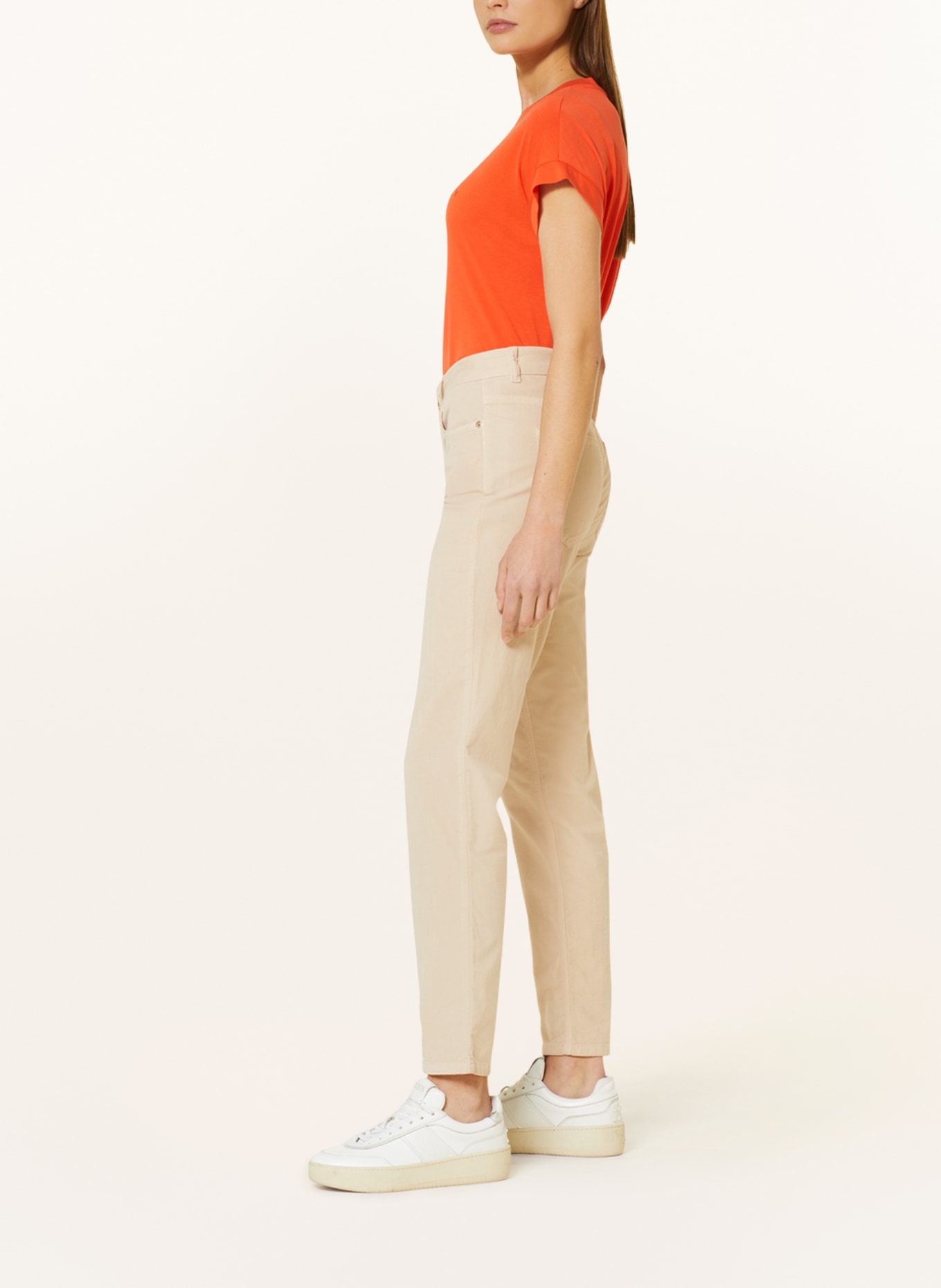 MARC AUREL Corduroy trousers, Color: LIGHT BROWN (Image 4)