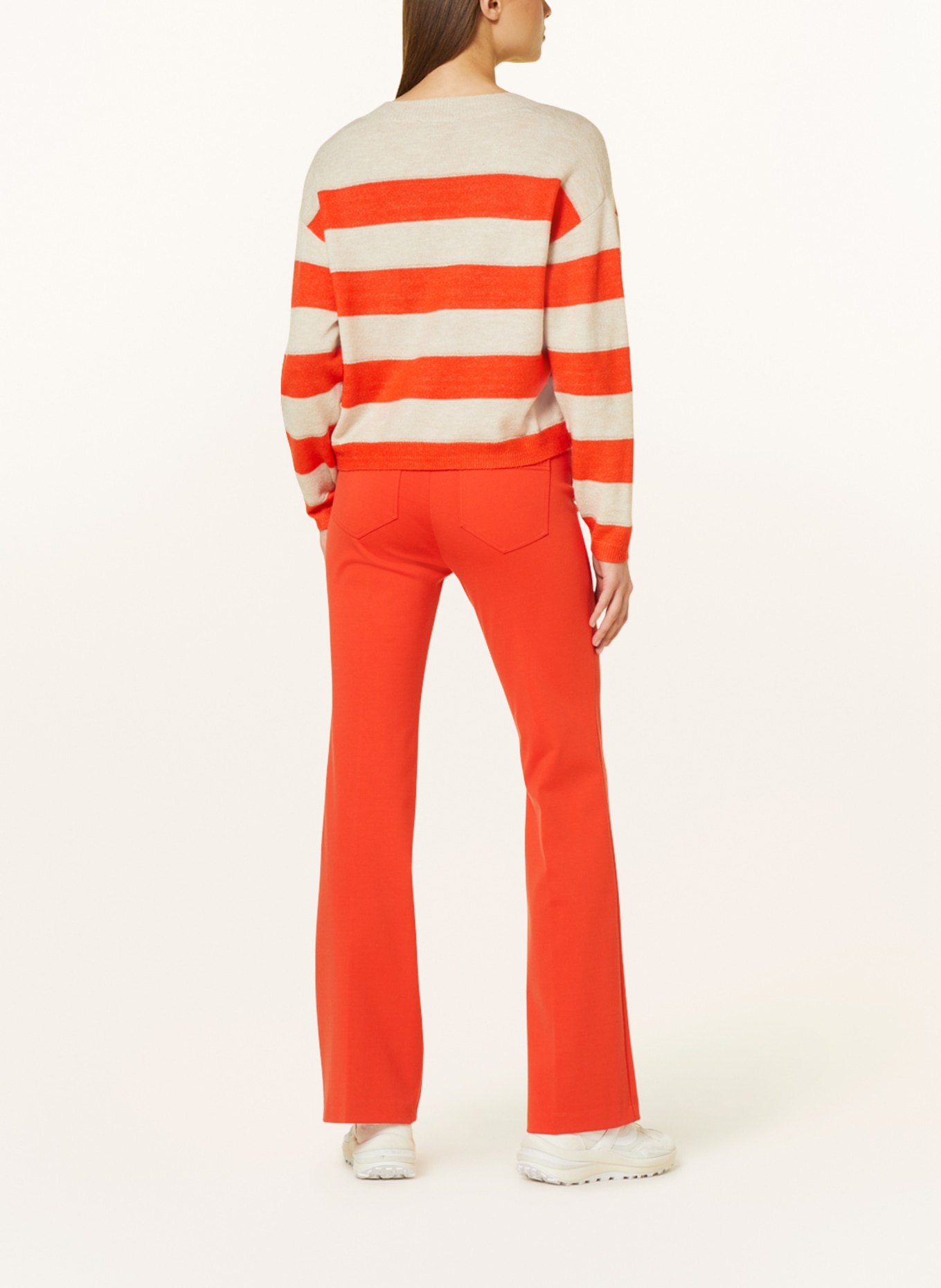 MARC AUREL Sweater with glitter thread, Color: LIGHT BROWN/ ORANGE (Image 3)