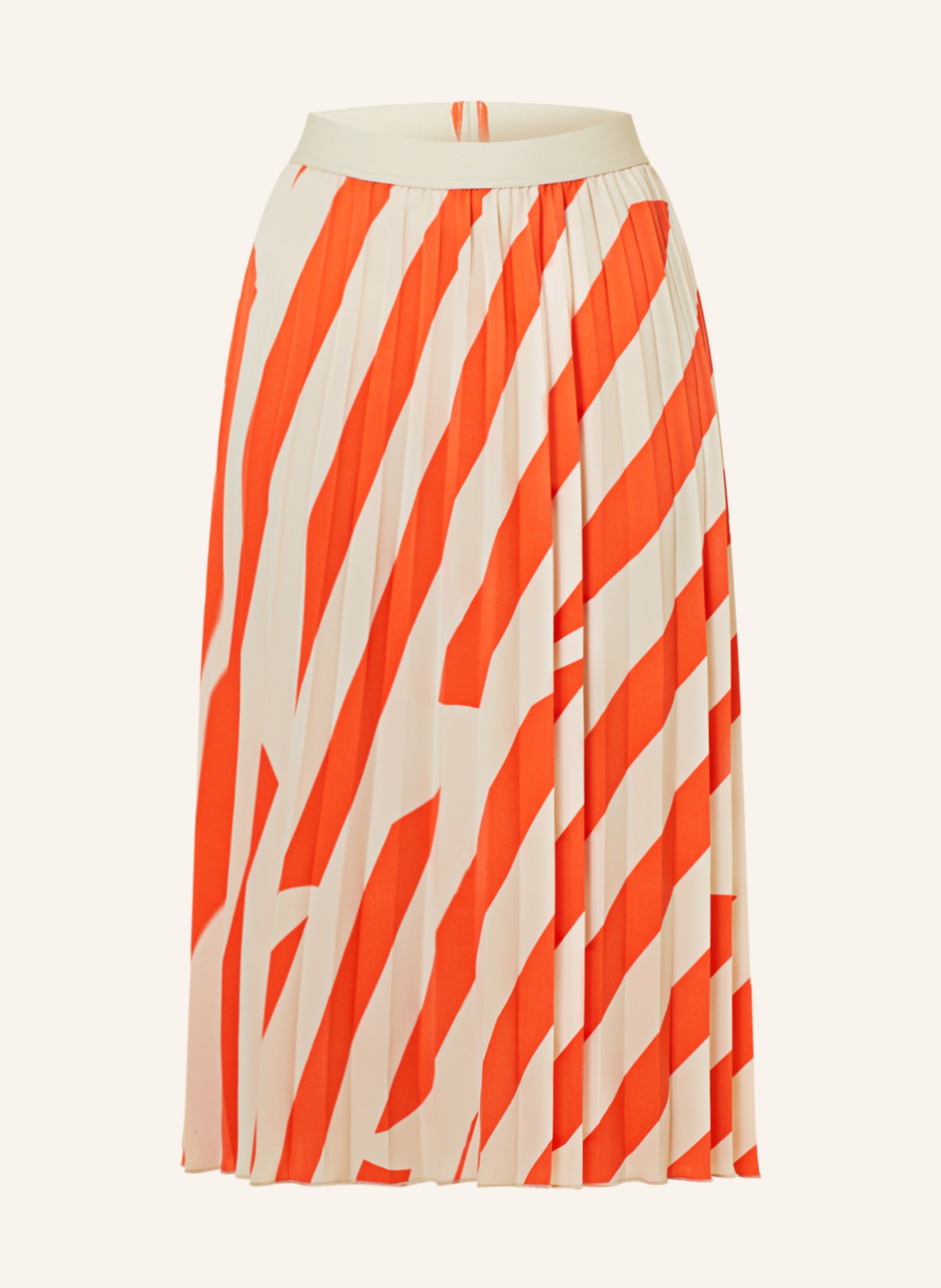MARC AUREL Pleated skirt, Color: ORANGE/ LIGHT BROWN (Image 1)