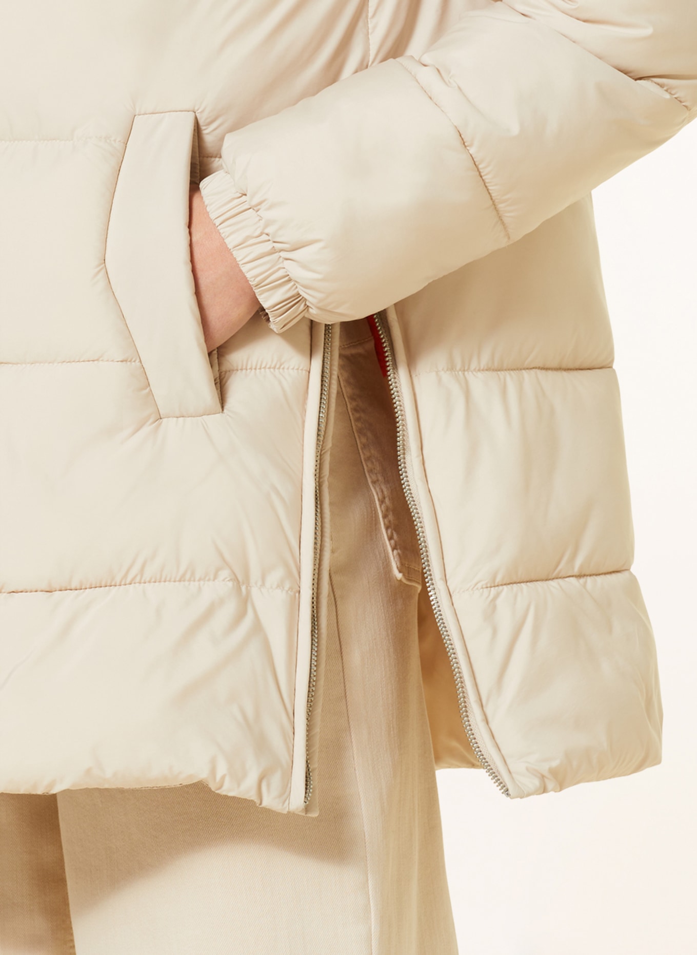 MARC AUREL Quilted coat, Color: CREAM (Image 6)