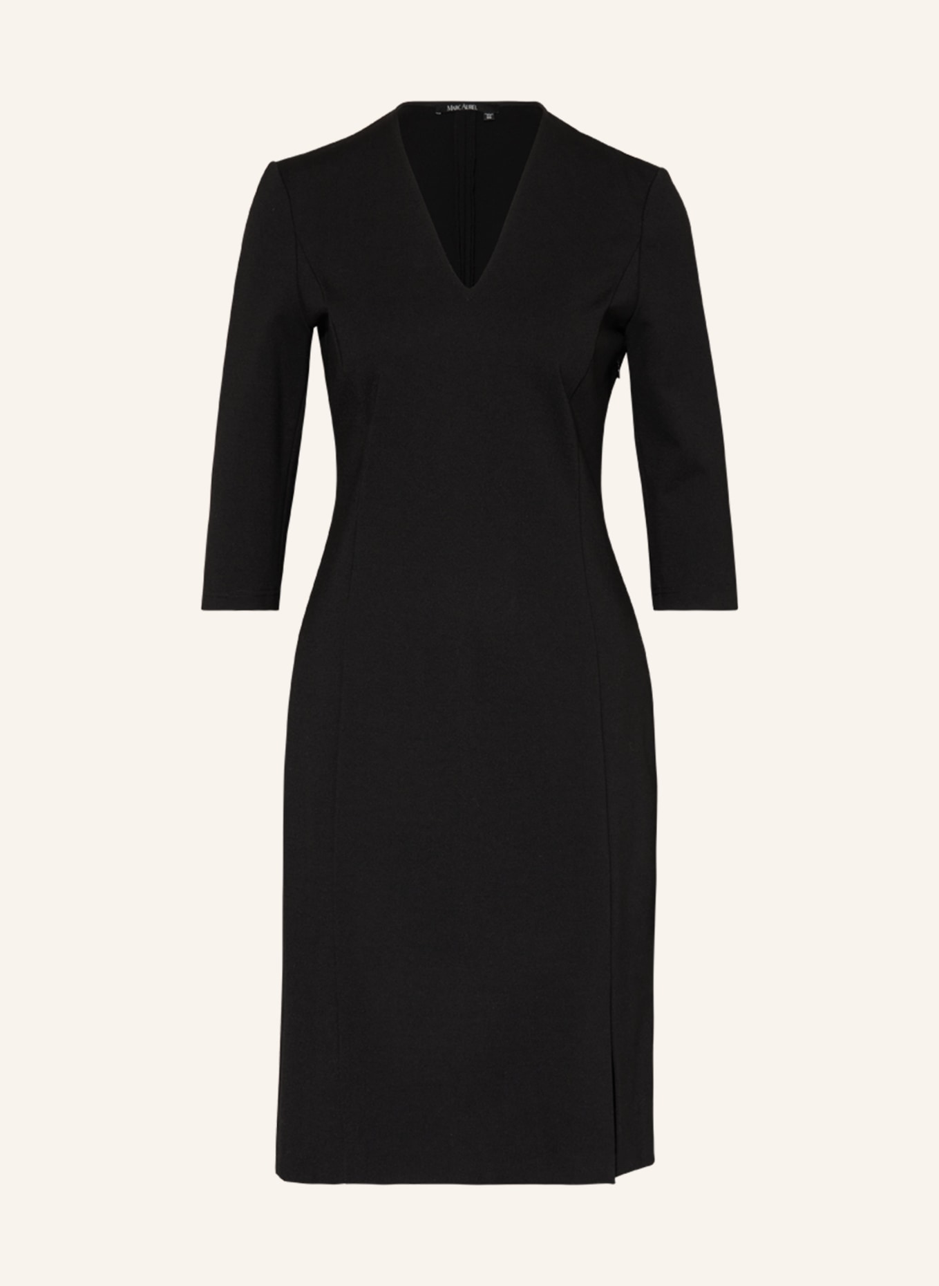 MARC AUREL Sheath dress with 3/4 sleeves, Color: BLACK (Image 1)