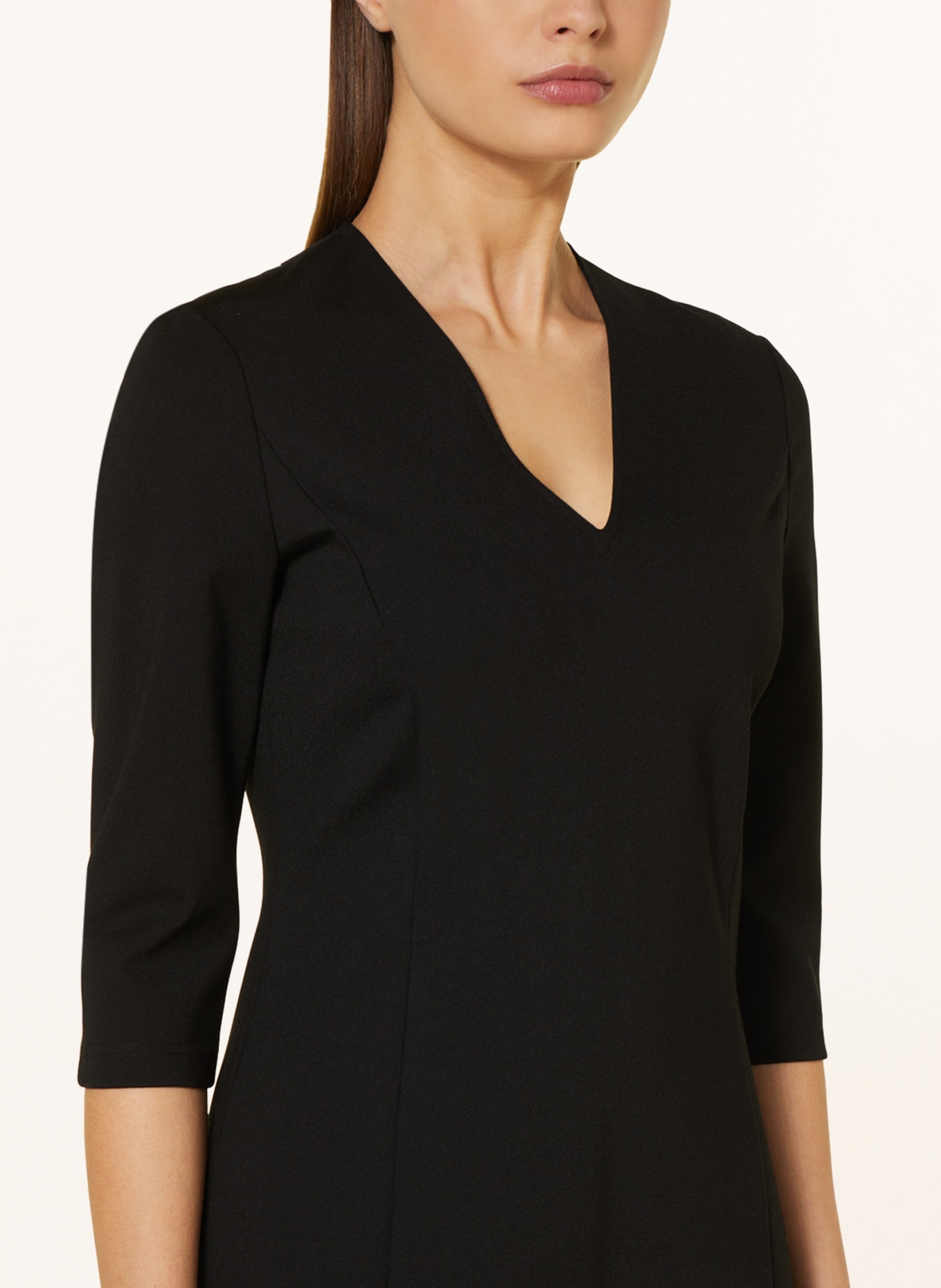 MARC AUREL Sheath dress with 3/4 sleeves, Color: BLACK (Image 4)