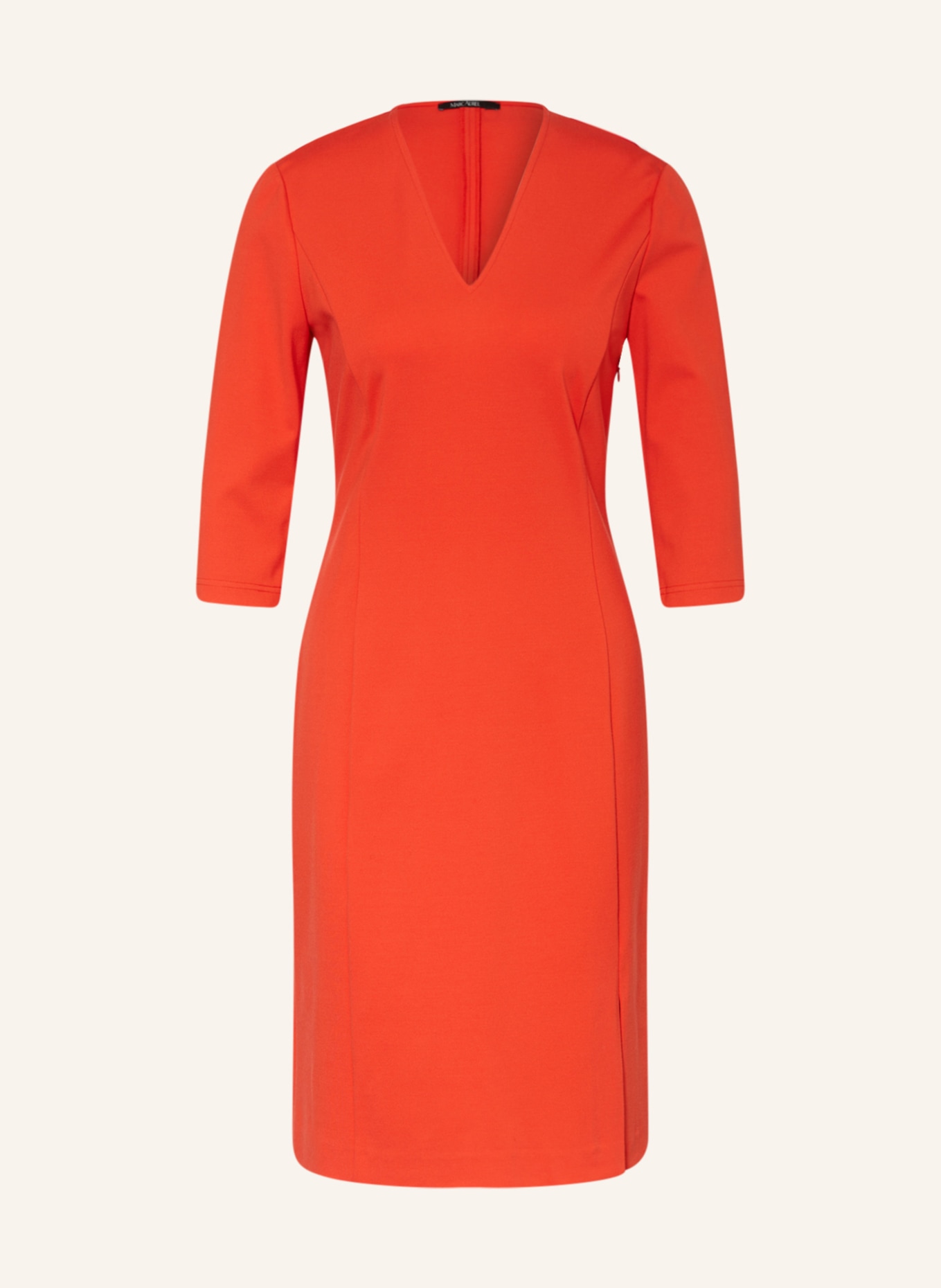 MARC AUREL Sheath dress with 3/4 sleeves, Color: ORANGE (Image 1)