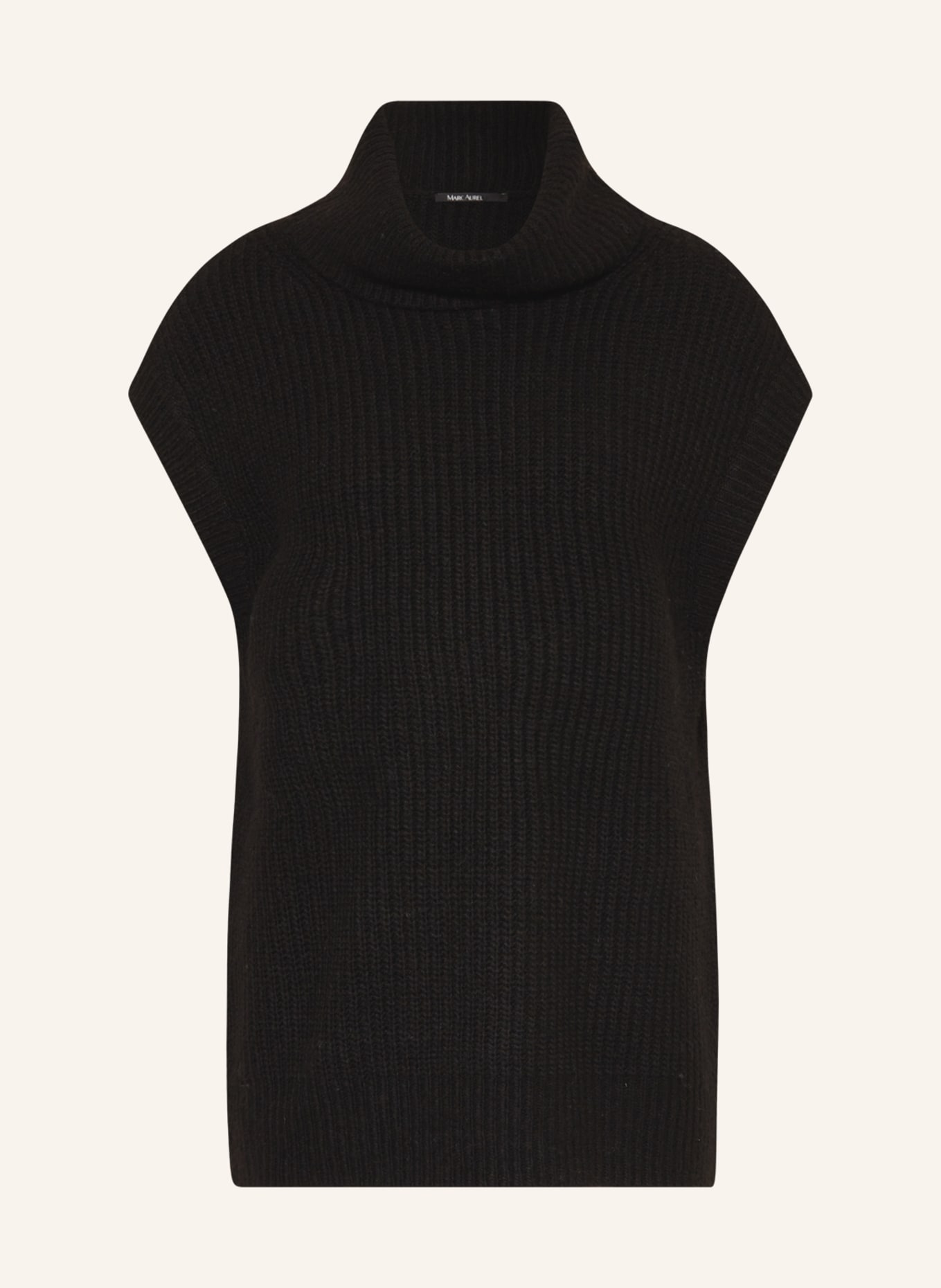 MARC AUREL Sweater vest, Color: BLACK (Image 1)