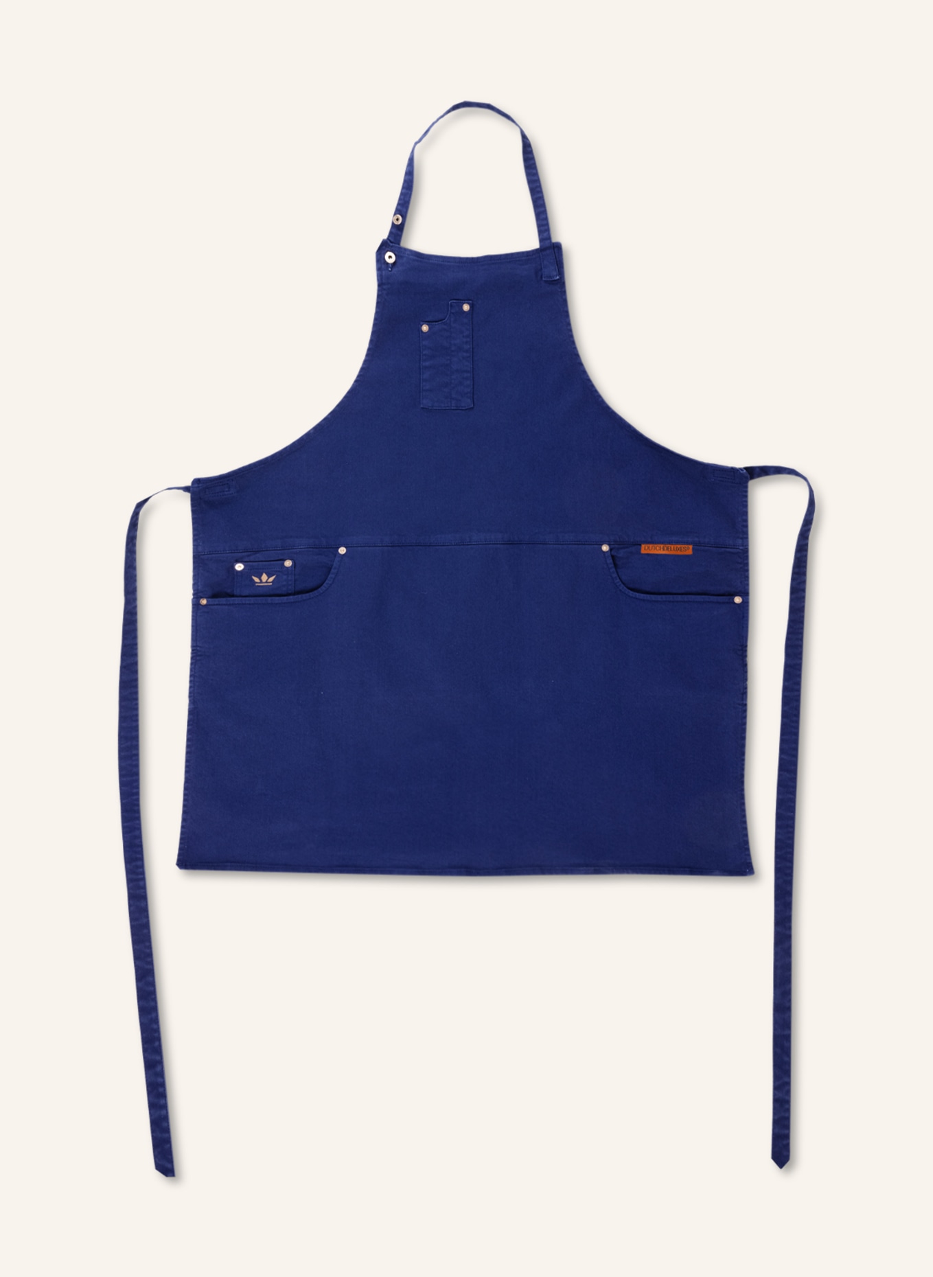 DUTCHDELUXES Apron, Color: DARK BLUE (Image 1)