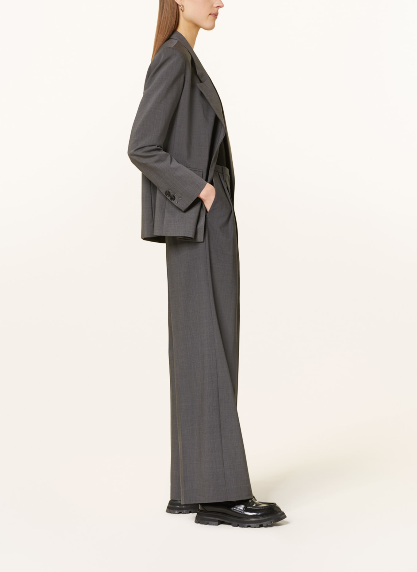 DOROTHEE SCHUMACHER Wide leg trousers, Color: GRAY (Image 4)