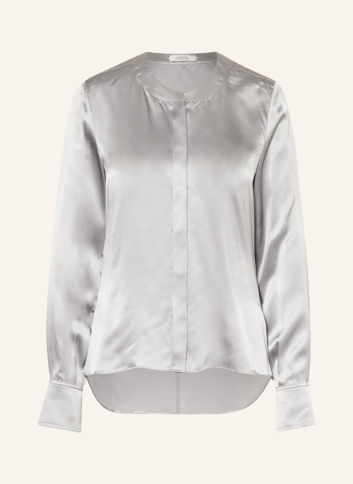 DOROTHEE SCHUMACHER Silk blouse, Color: GRAY (Image 1)