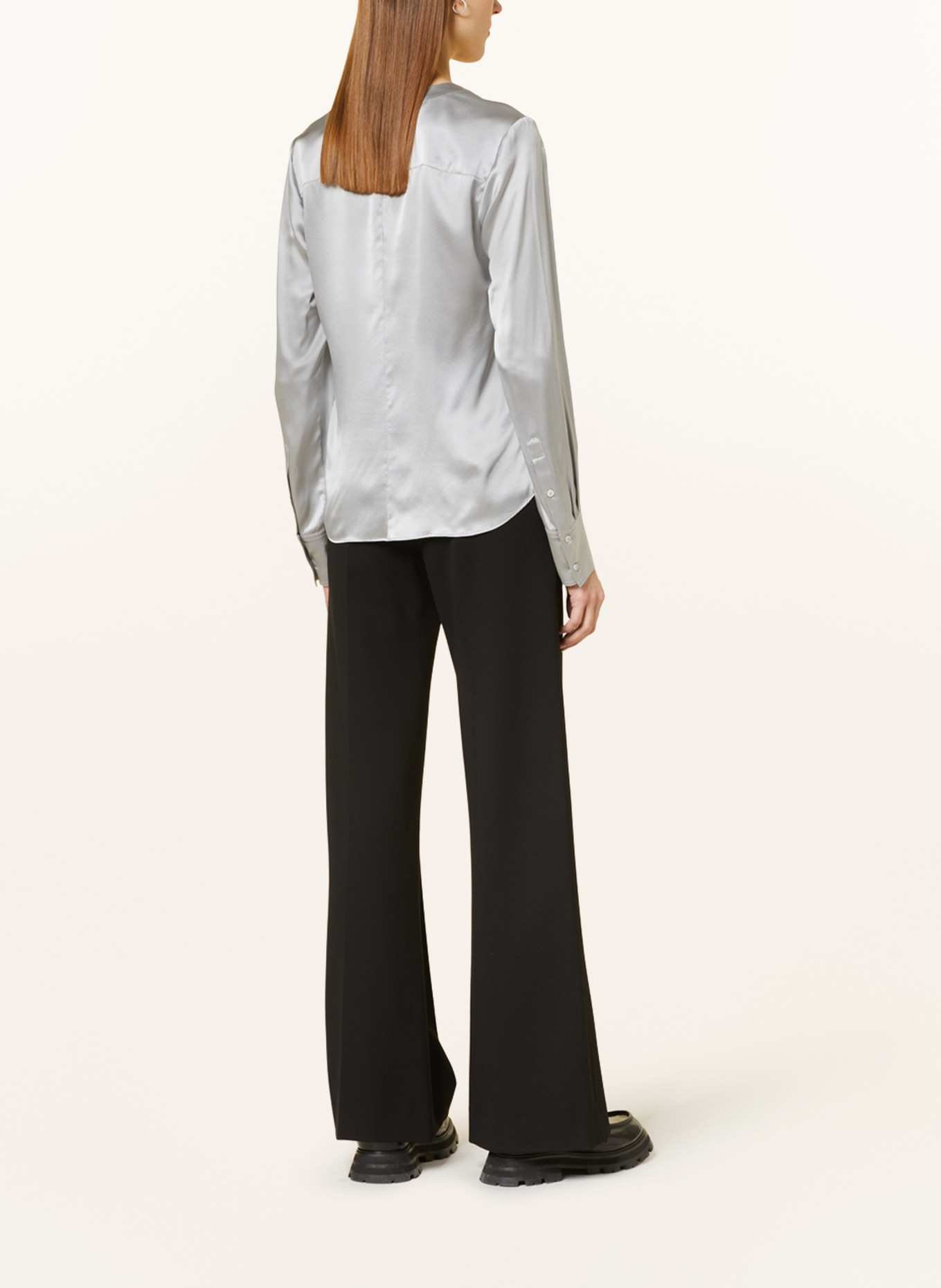 DOROTHEE SCHUMACHER Silk blouse, Color: GRAY (Image 3)